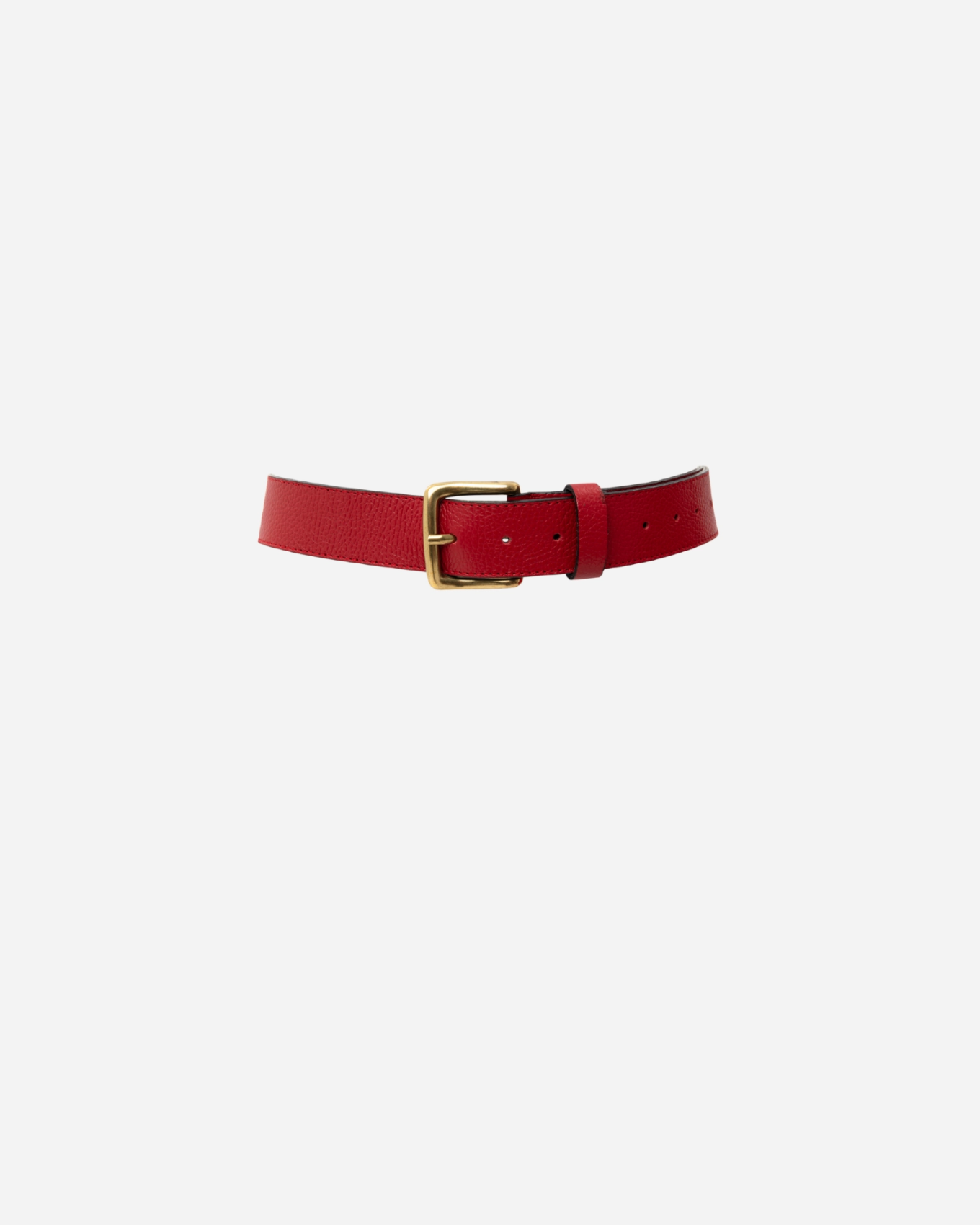Picture of Sanguine Red Leather Belt