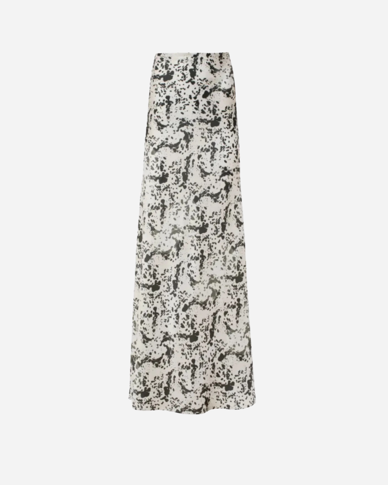 Picture of Satin Long Skirt with Animal Print