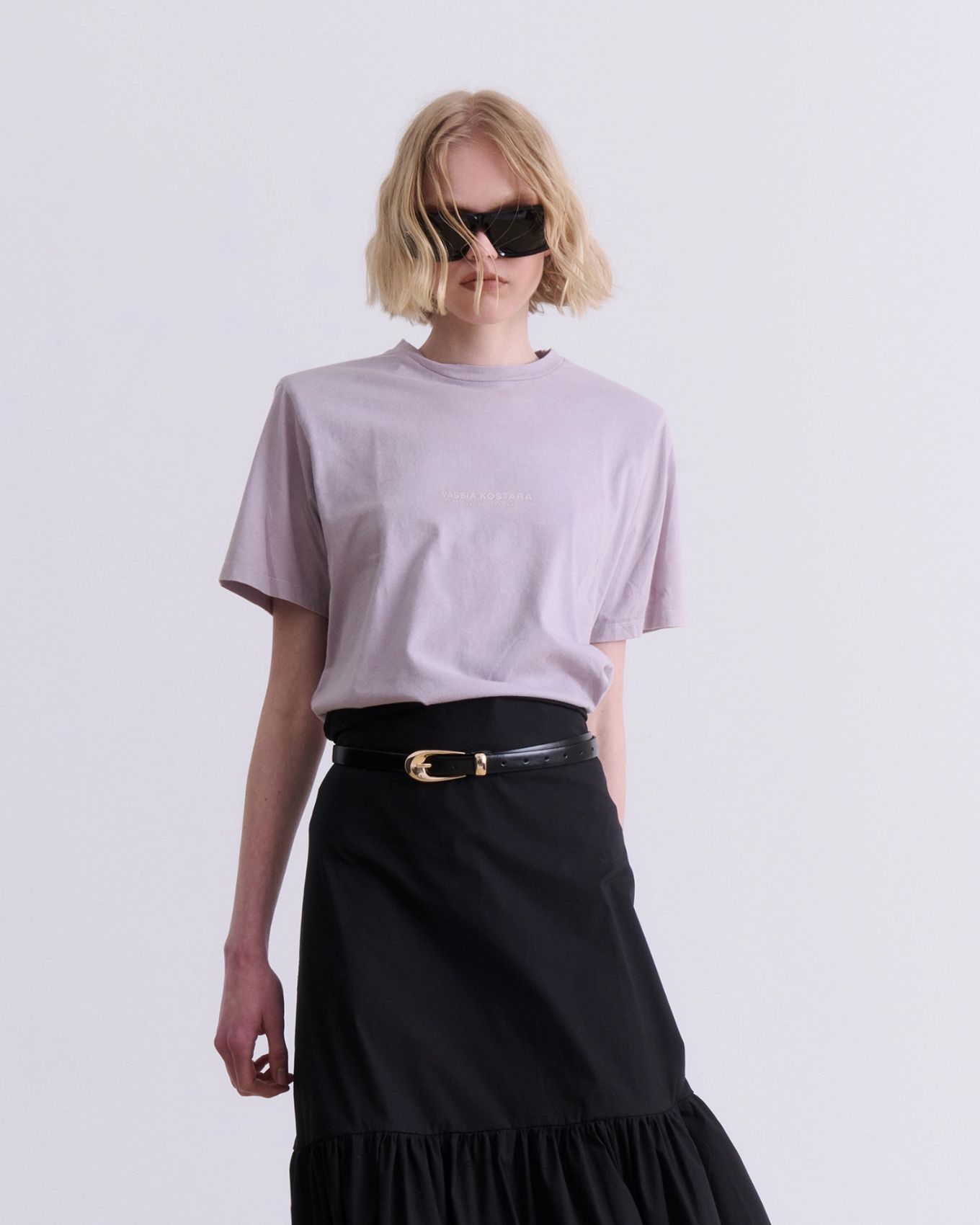 Picture of LILAC COTTON T-SHIRT