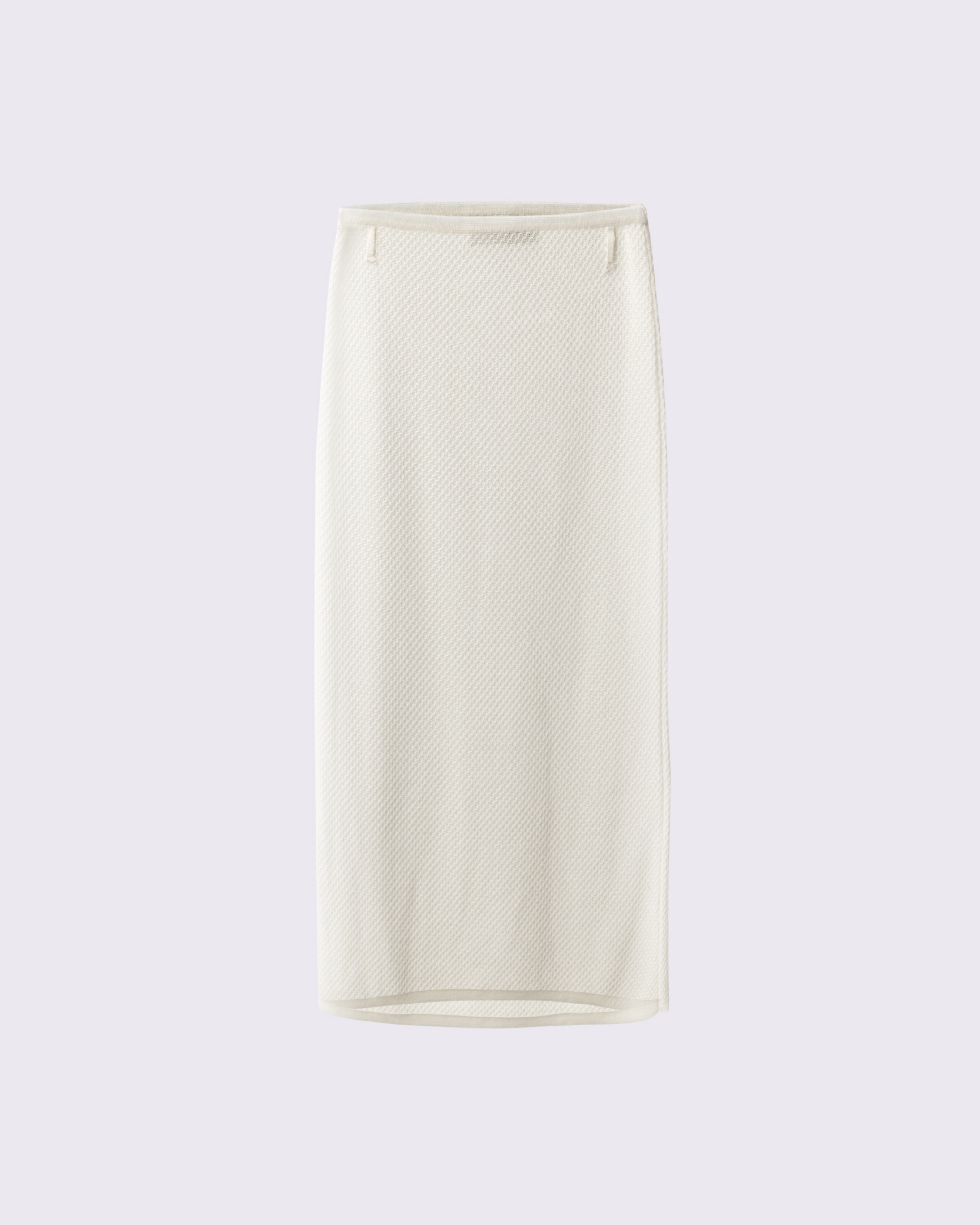 Picture of CREAM KNIT MIDI SKIRT