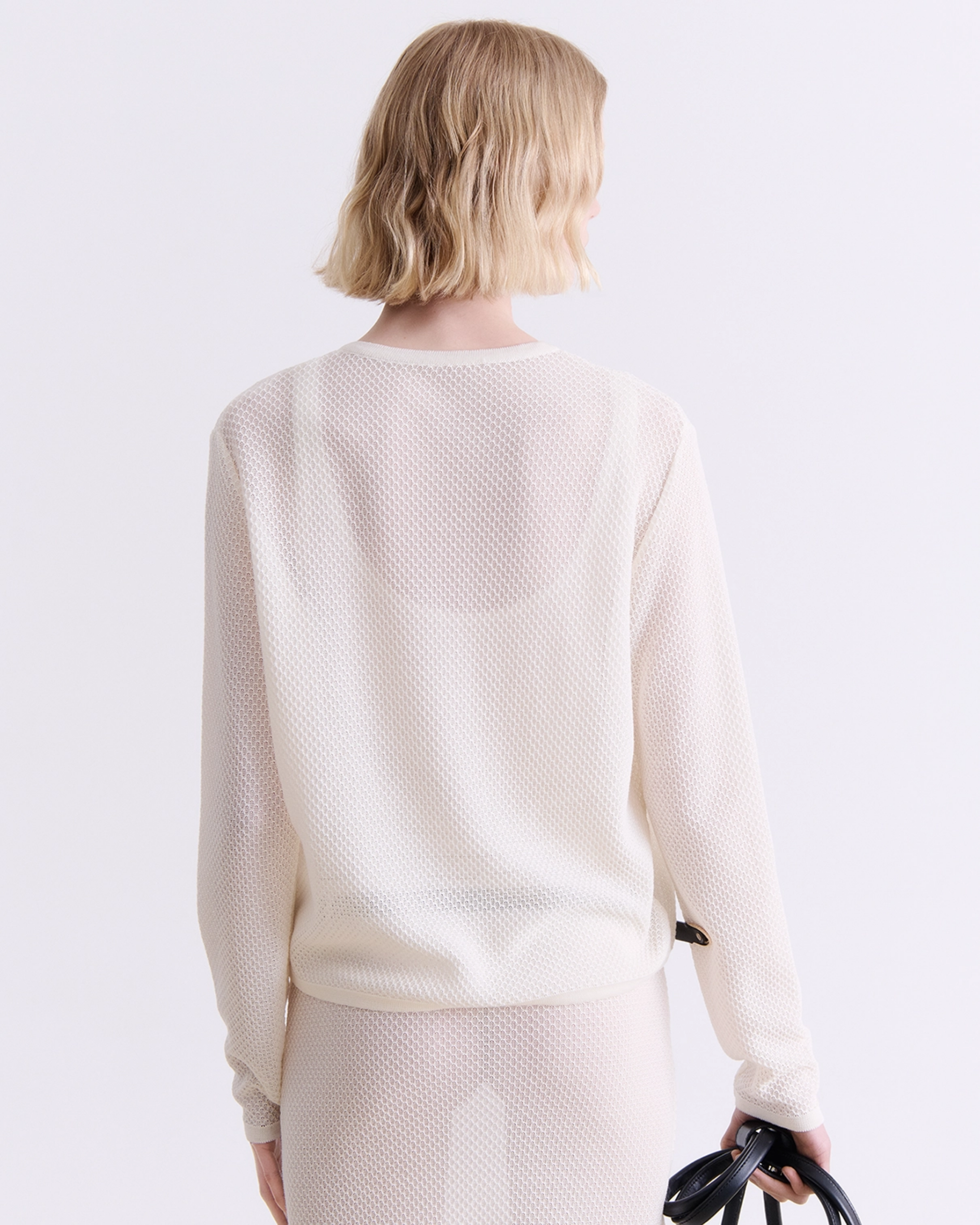 Picture of CREAM KNIT CARDIGAN