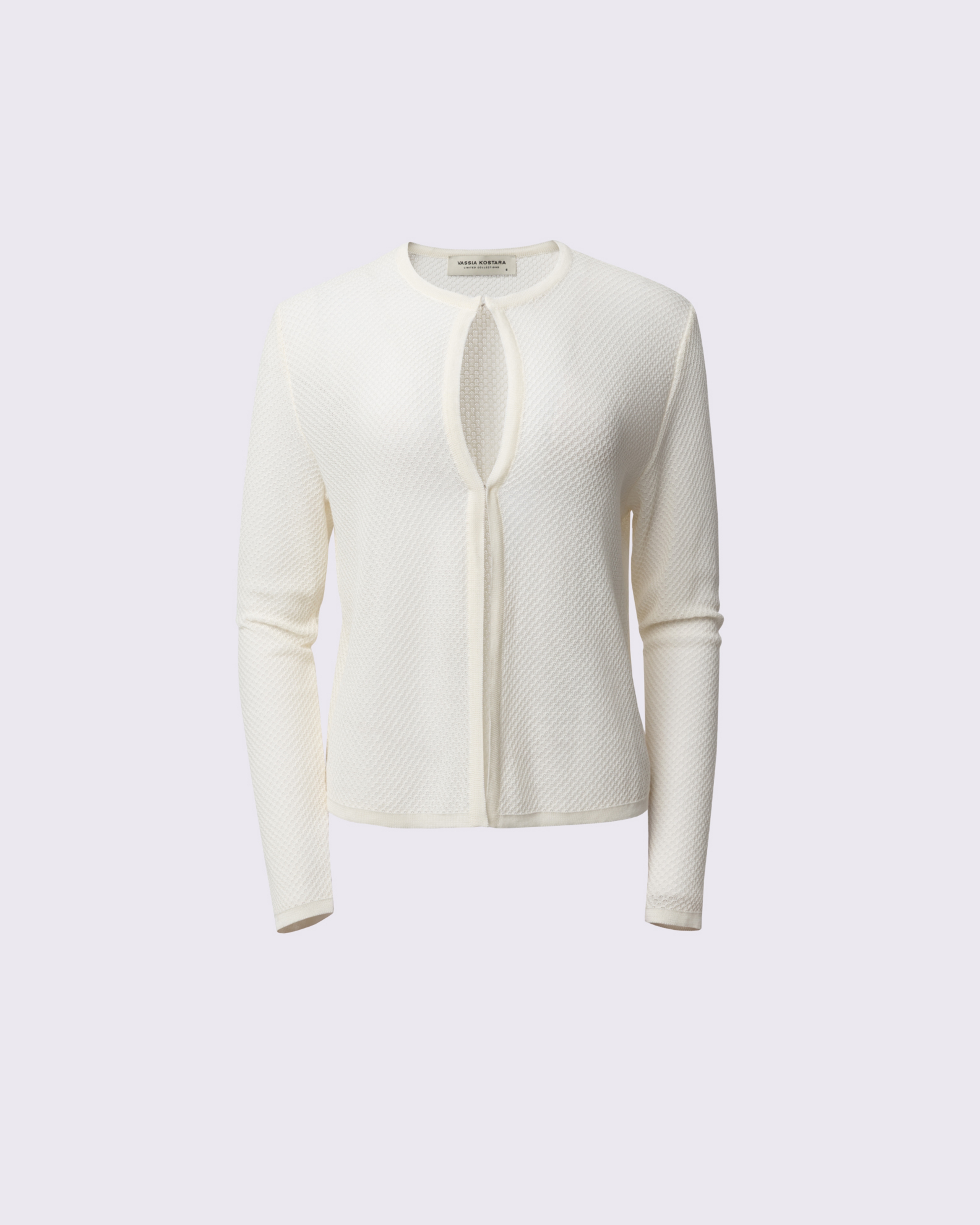 Picture of CREAM KNIT CARDIGAN