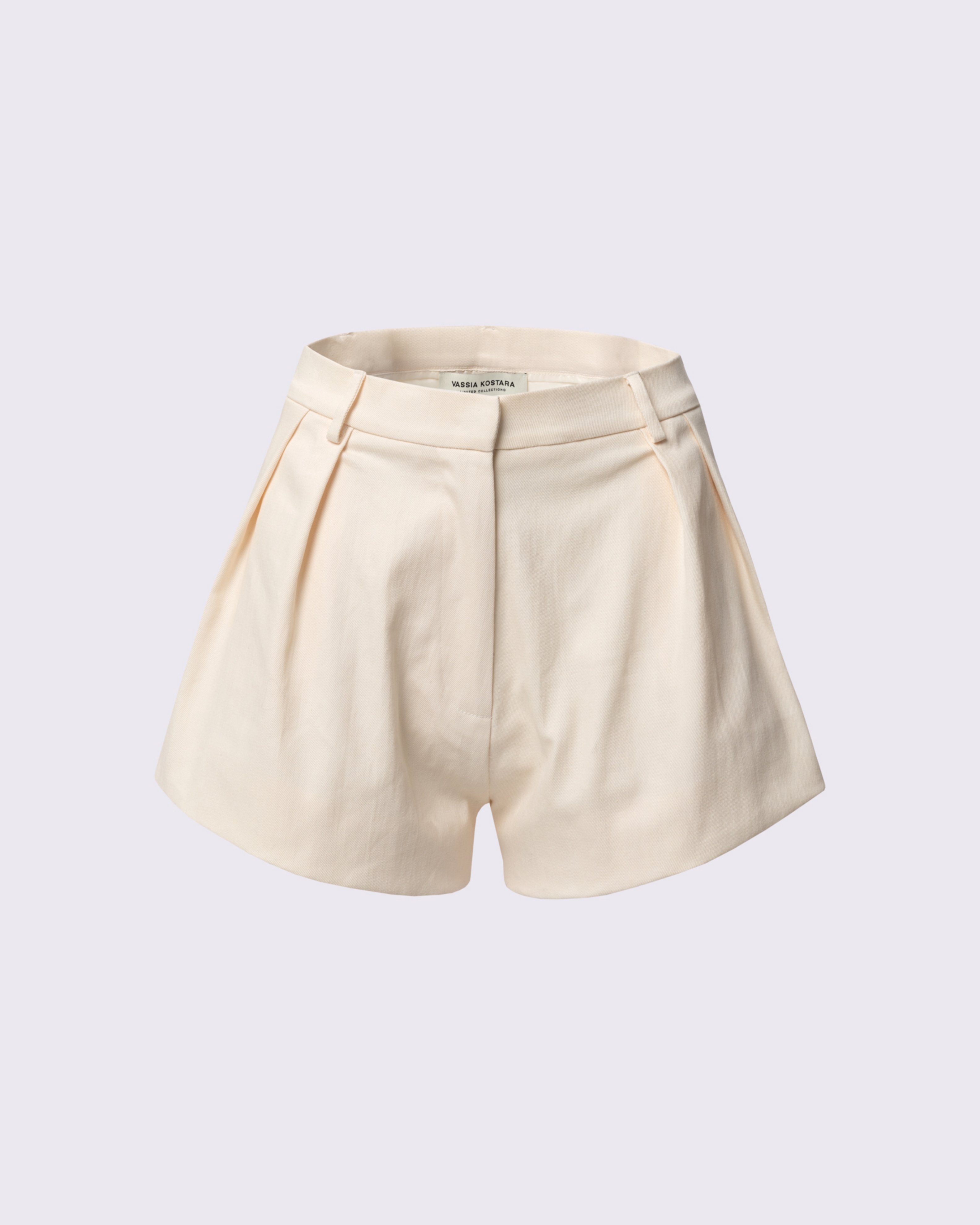 Picture of CREAM TAILORED SHORTS