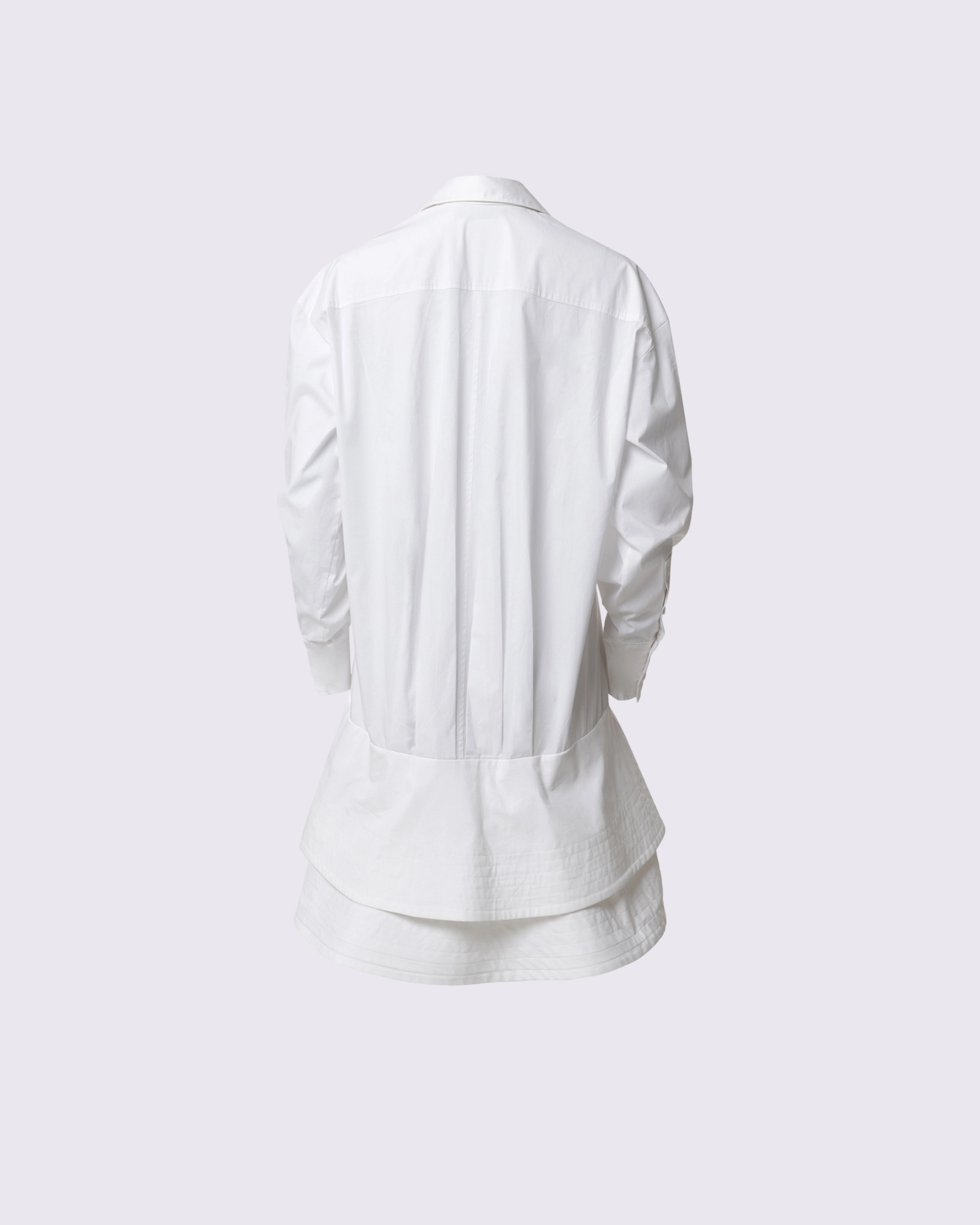 Picture of WHITE STRUCTURED SHIRT DRESS