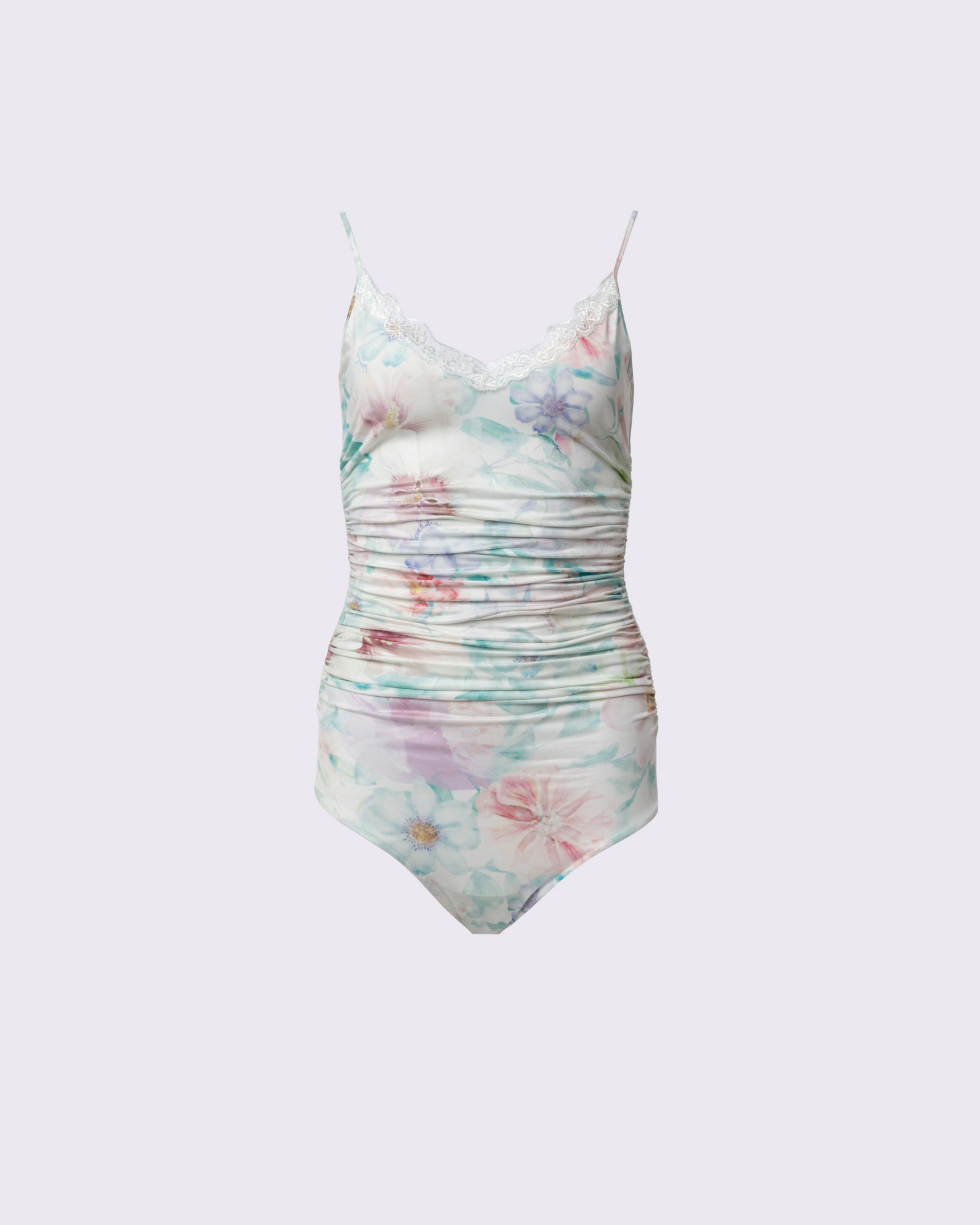 Picture of PRINTED DRAPED BODYSUIT