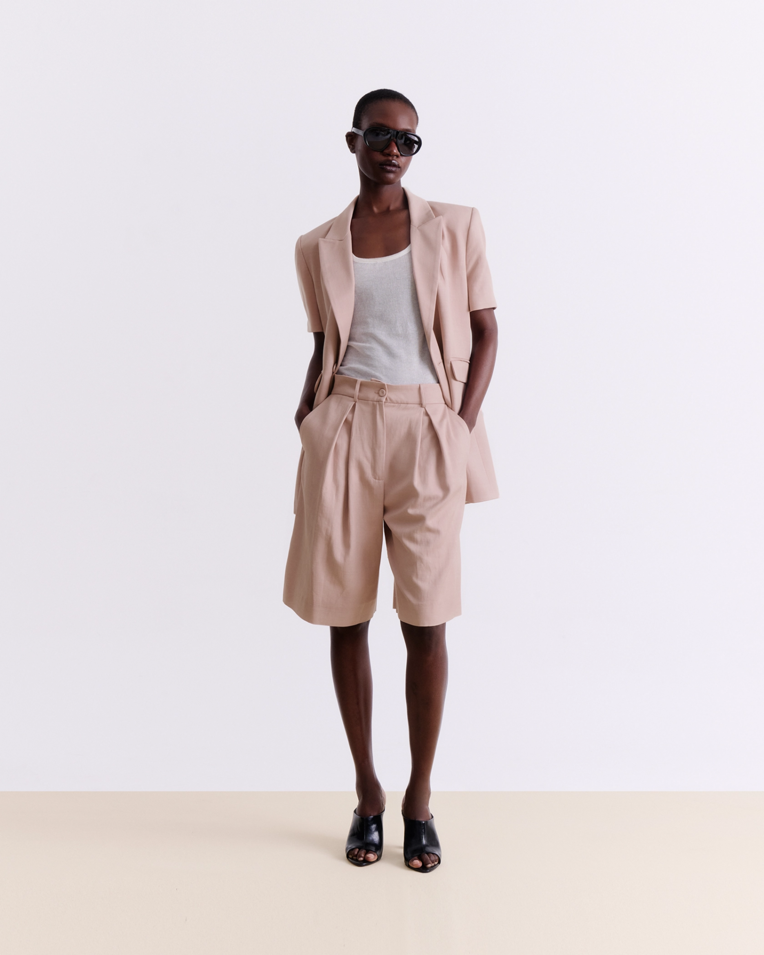 Picture of BLUSH TAILORED JUPE CULOTTE