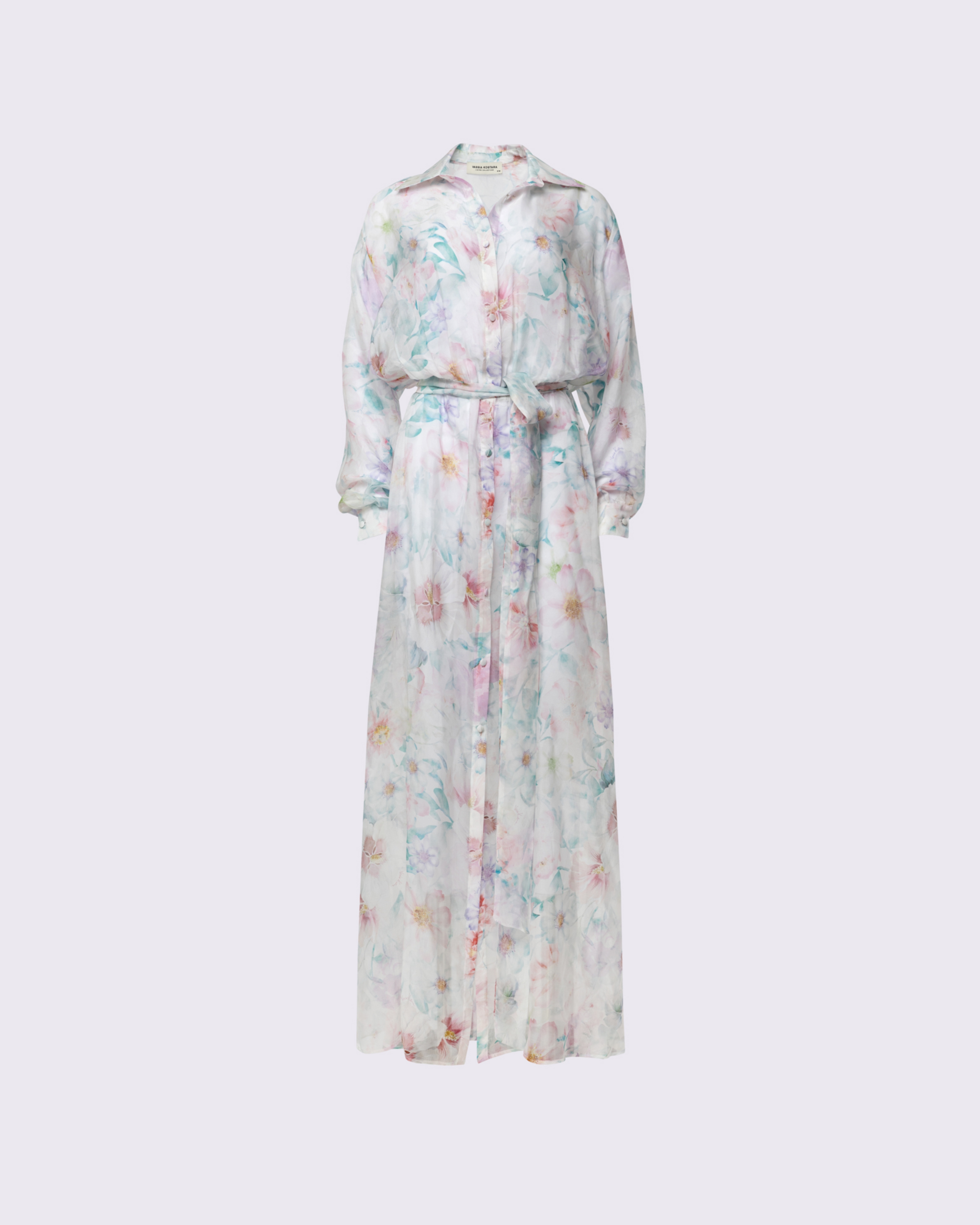 Picture of FLORAL CHEMISIER MAXI DRESS
