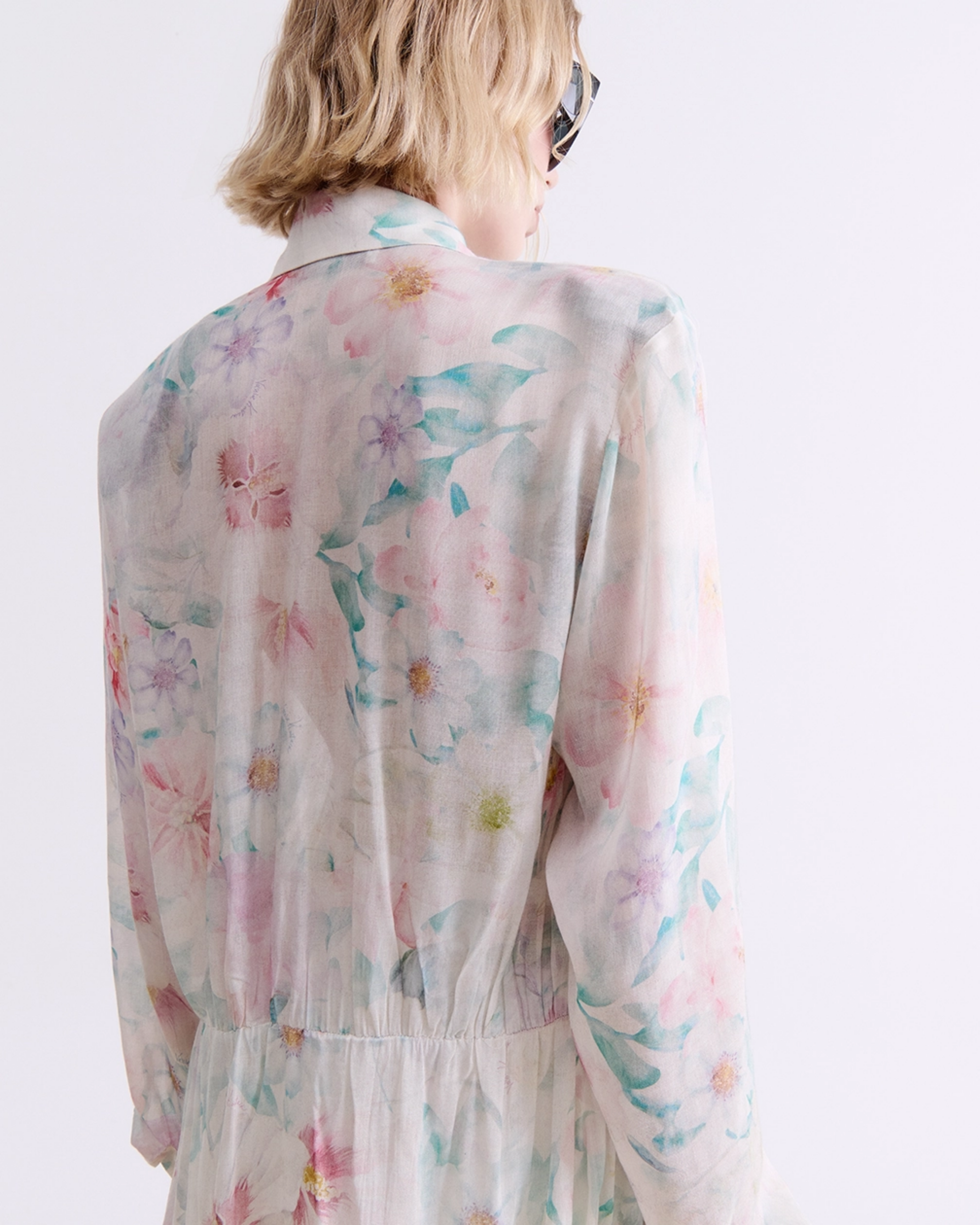 Picture of FLORAL CHEMISIER MAXI DRESS