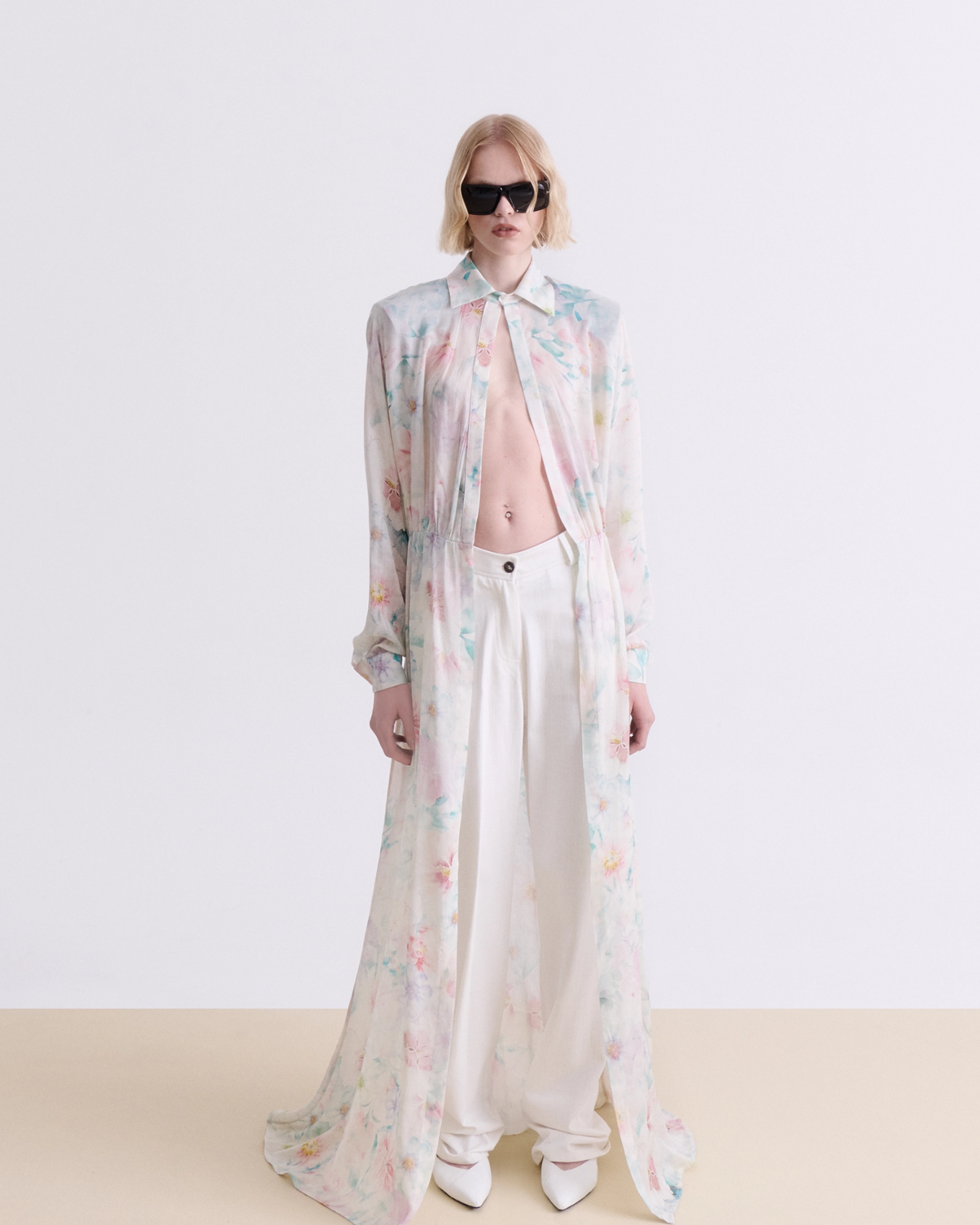 Picture of FLORAL CHEMISIER MAXI DRESS