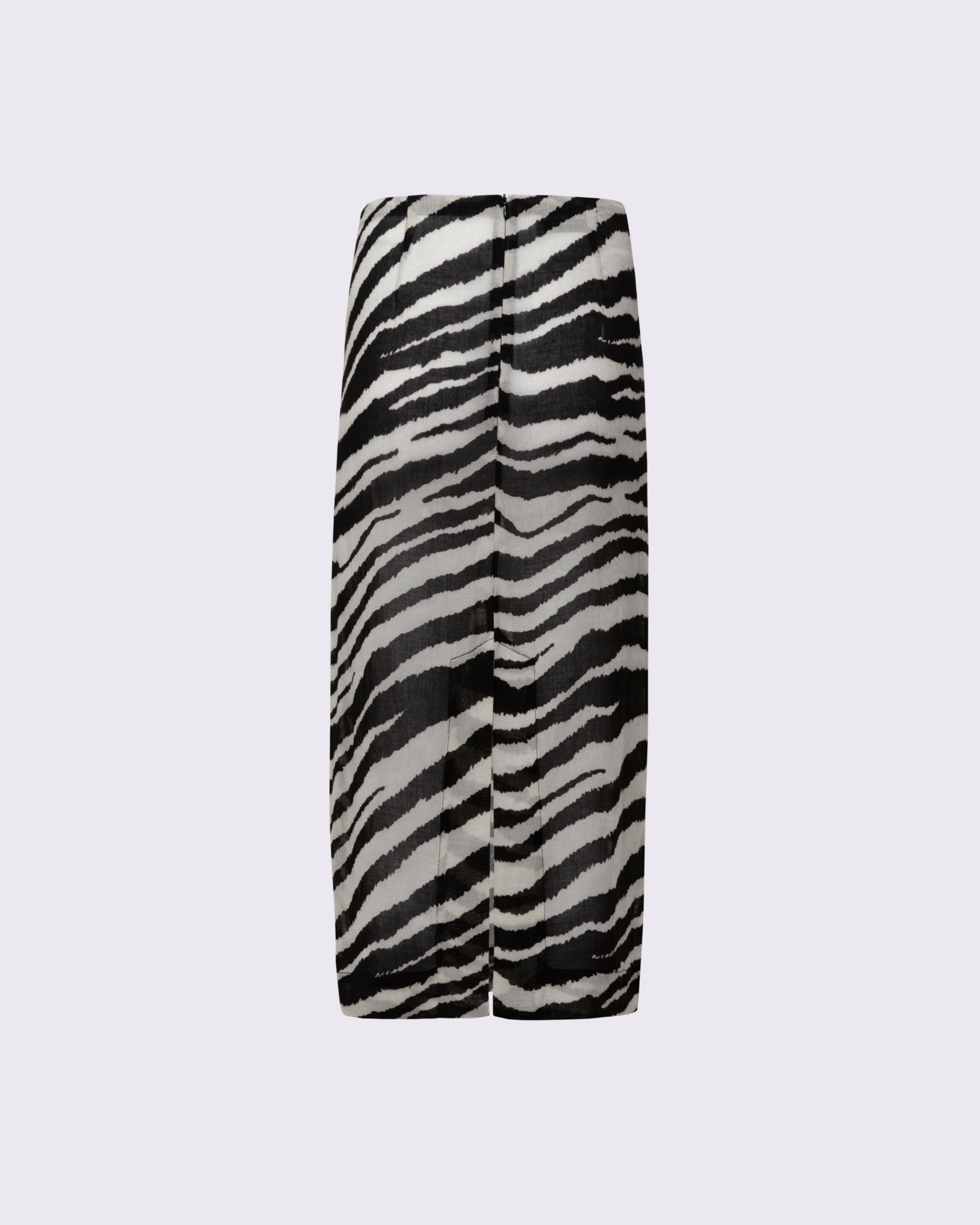 Picture of ZEBRA PRINT MIDI SKIRT