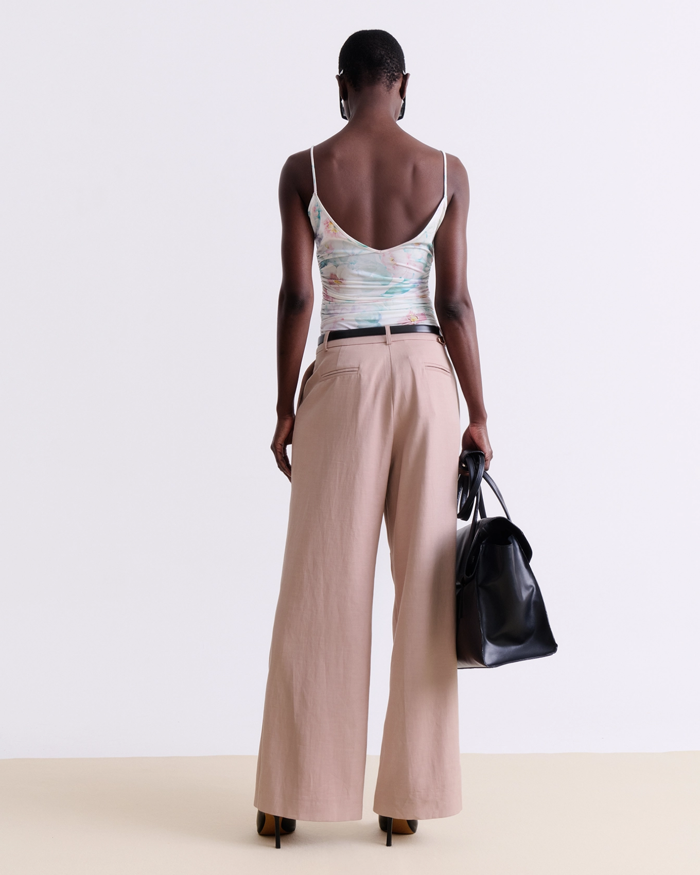 Picture of BLUSH TAILORED WIDE-LEG PANTS