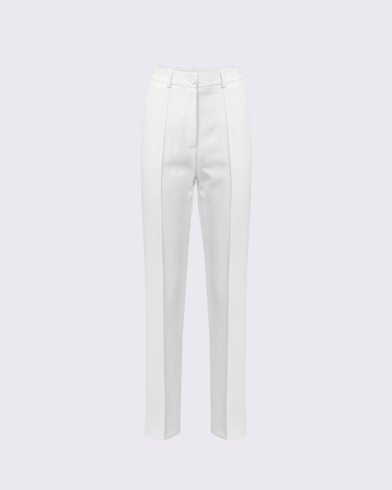 Picture of WHITE TAILORED PANTS WITH NERVIR