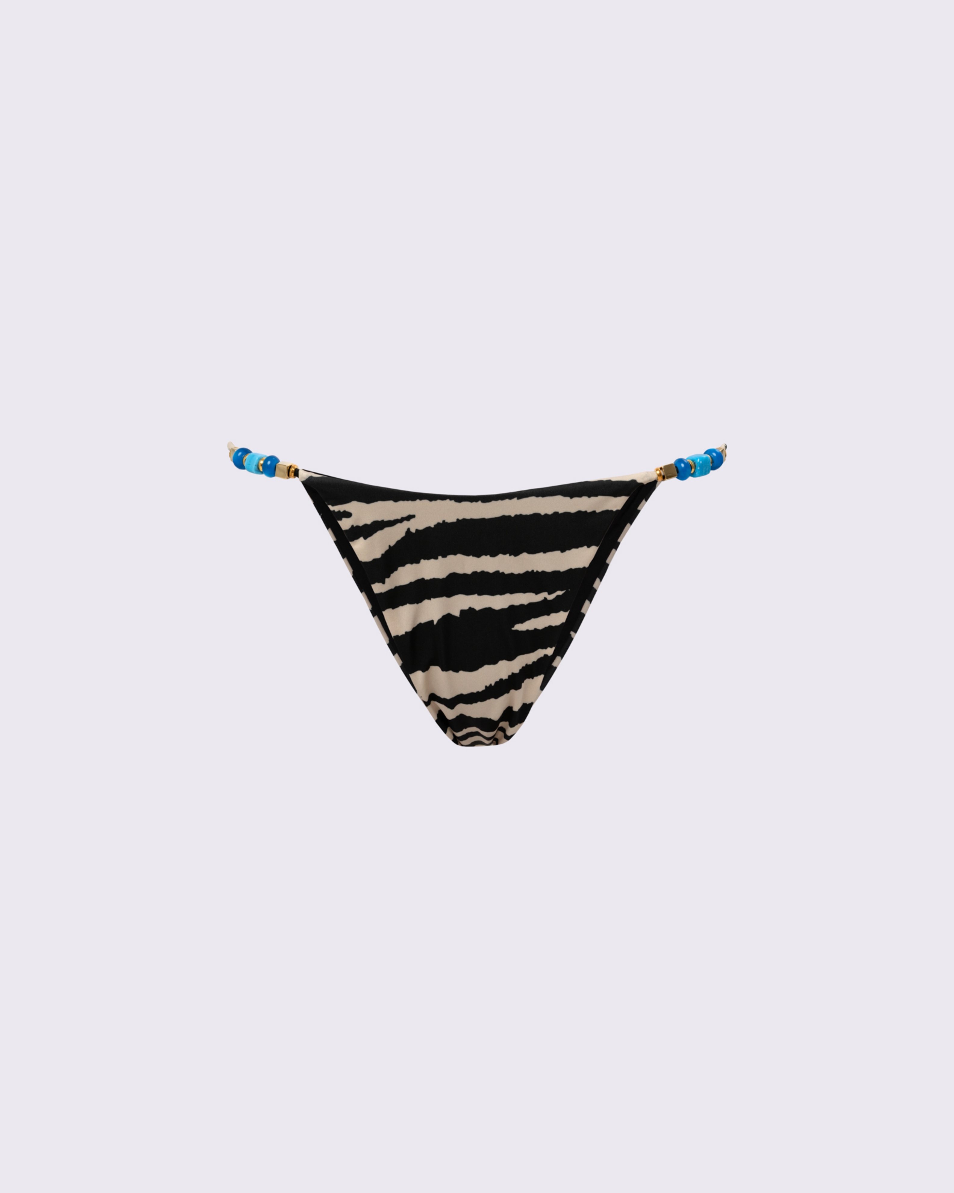 Picture of ZEBRA PRINT THIN STRAP BIKINI BOTTOMS