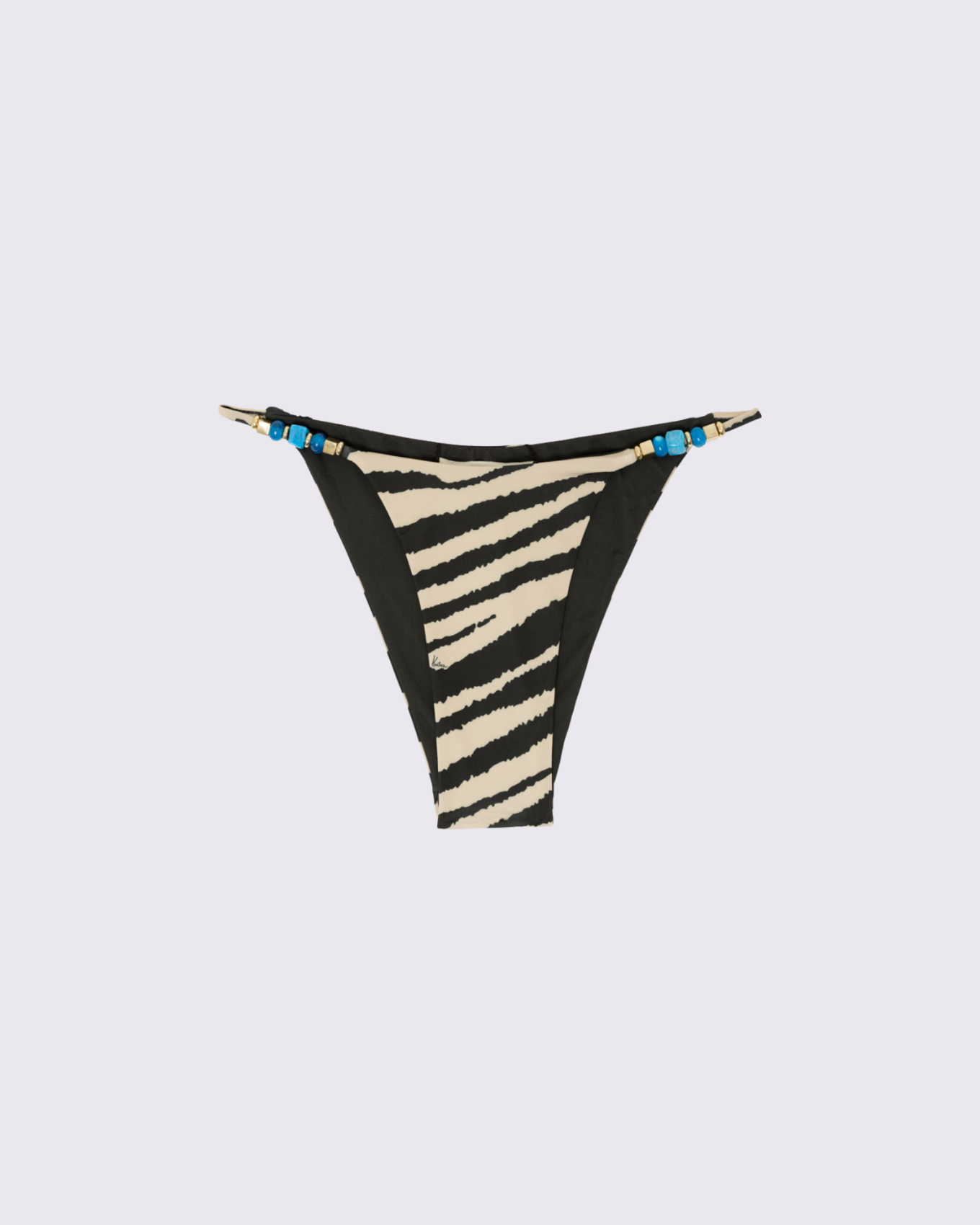Picture of ZEBRA PRINT THIN STRAP BIKINI BOTTOMS