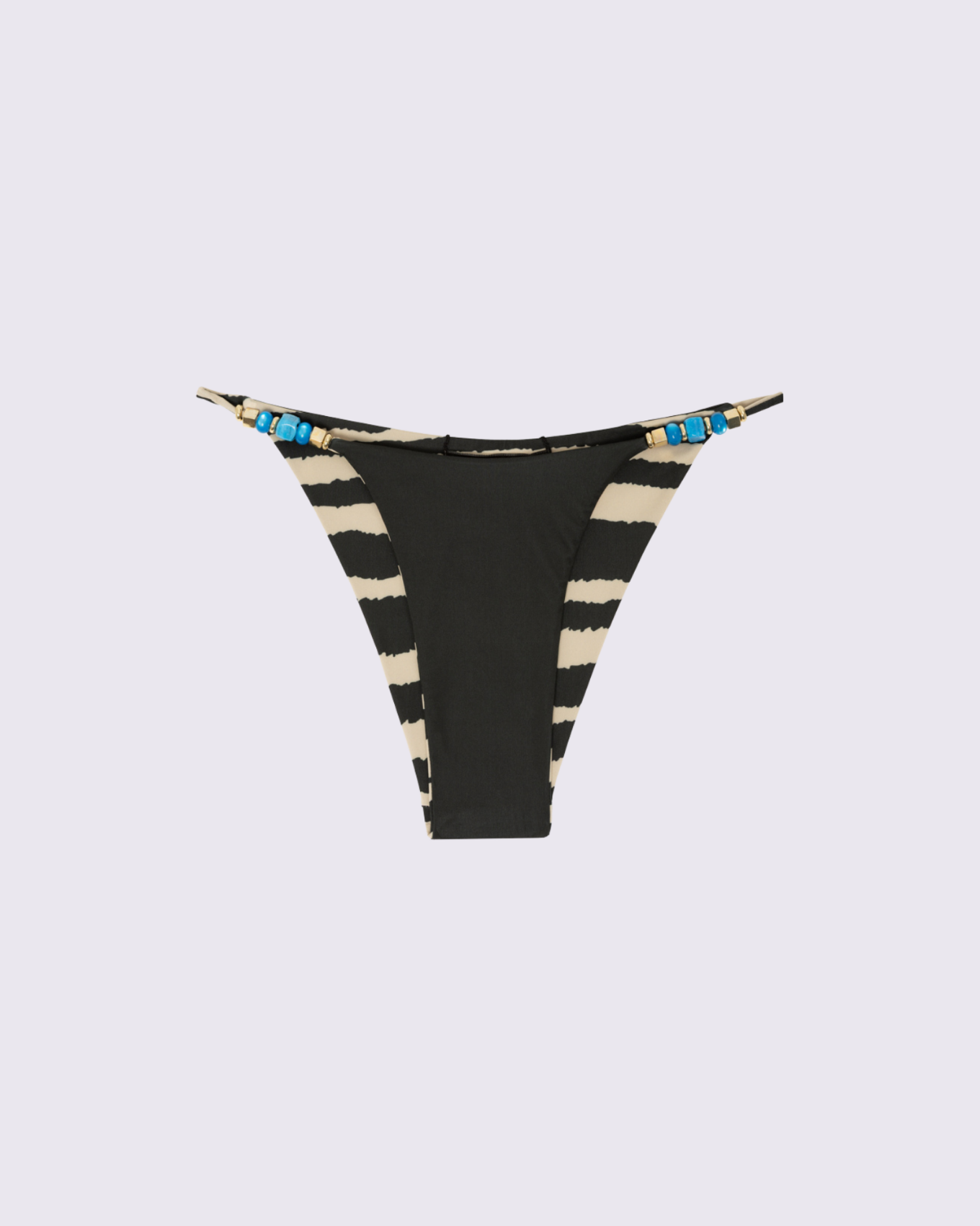 Picture of ZEBRA PRINT THIN STRAP BIKINI BOTTOMS