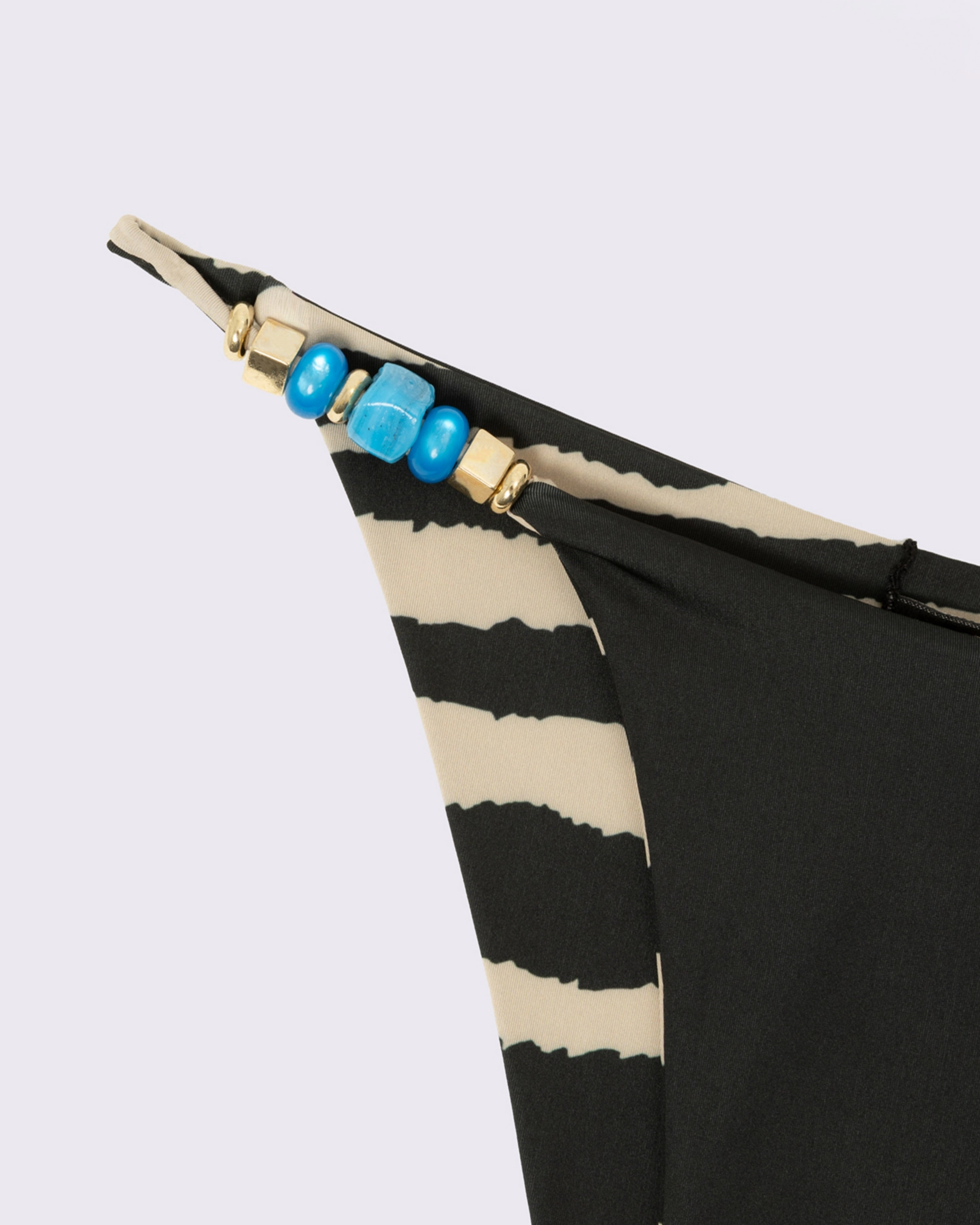 Picture of ZEBRA PRINT THIN STRAP BIKINI BOTTOMS