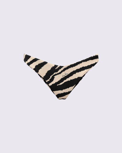 Picture of ZEBRA PRINT LOW CUT BIKINI BOTTOMS