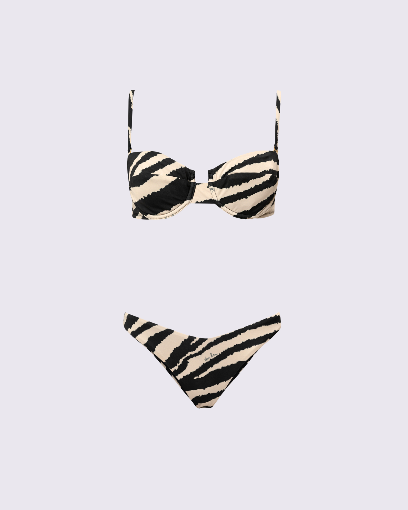 Picture of ZEBRA PRINT UNDERWIRE BIKINI TOP