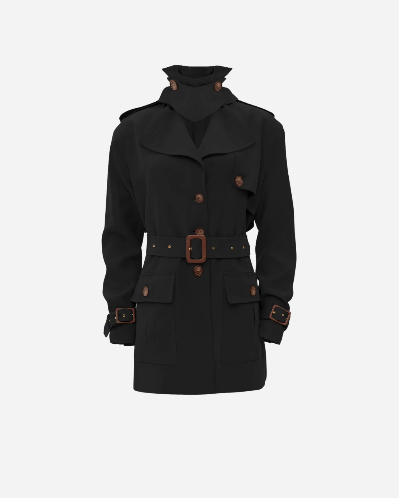 Picture of BLACK TRENCH JACKET