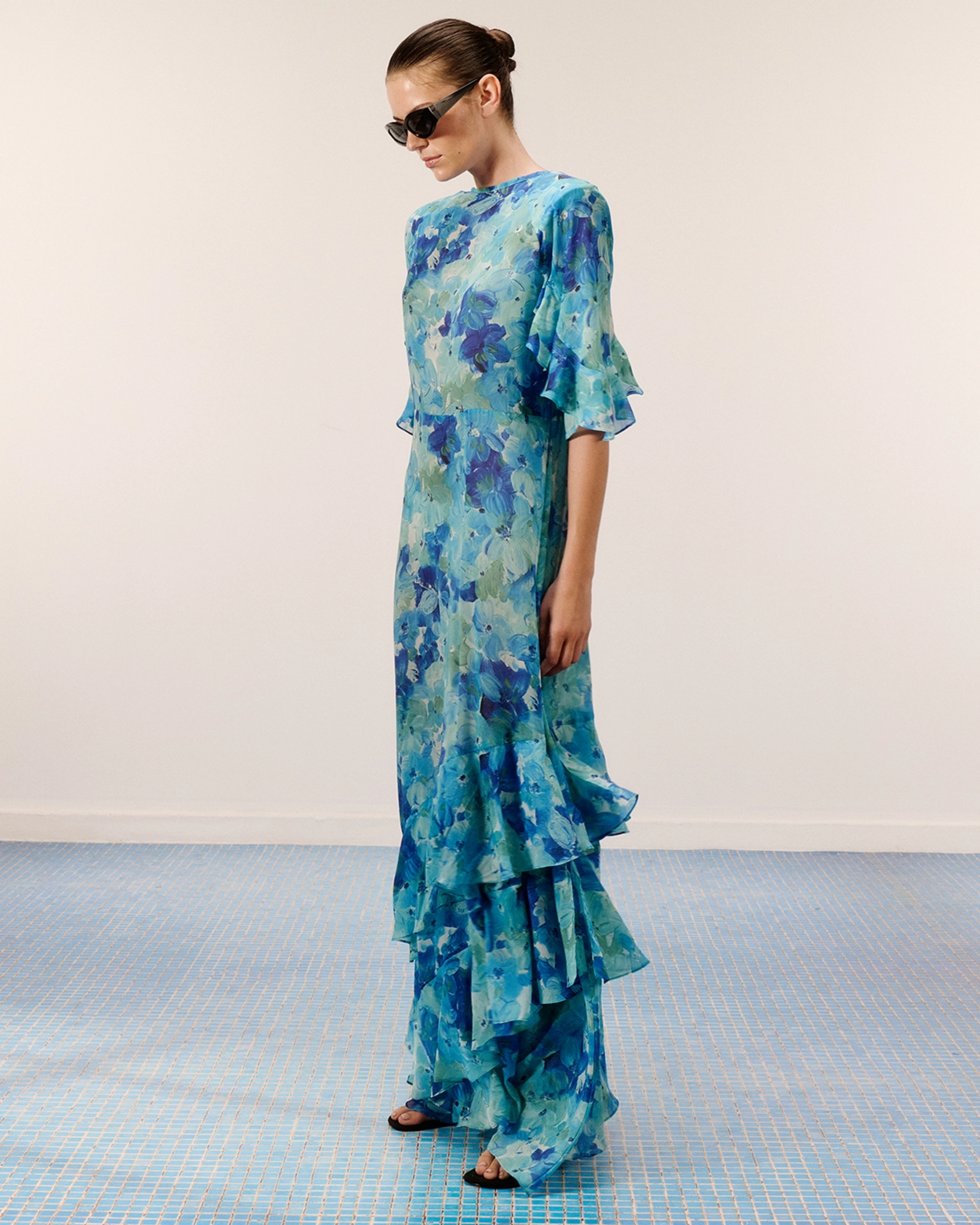 Picture of BLUE FLORAL “JUNE” DRESS