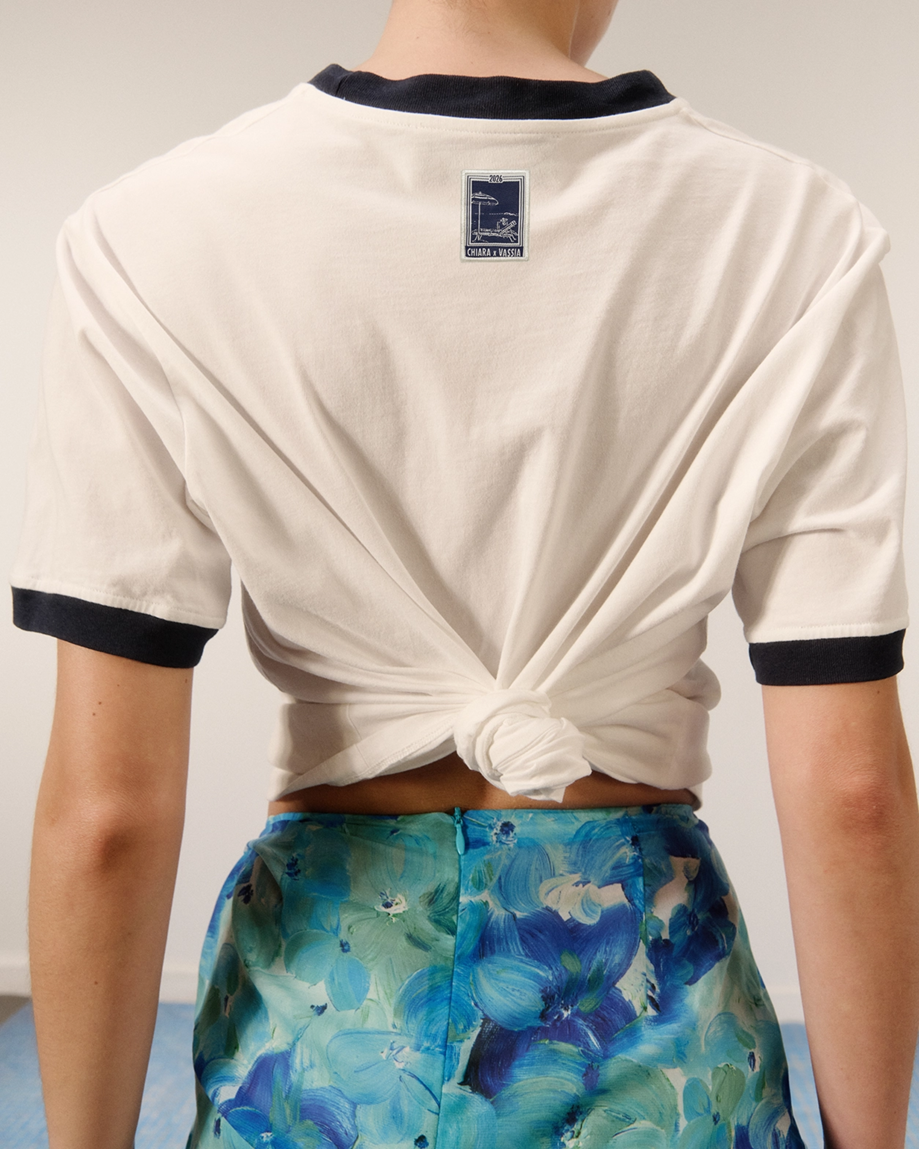 Picture of WHITE RINGER TEE