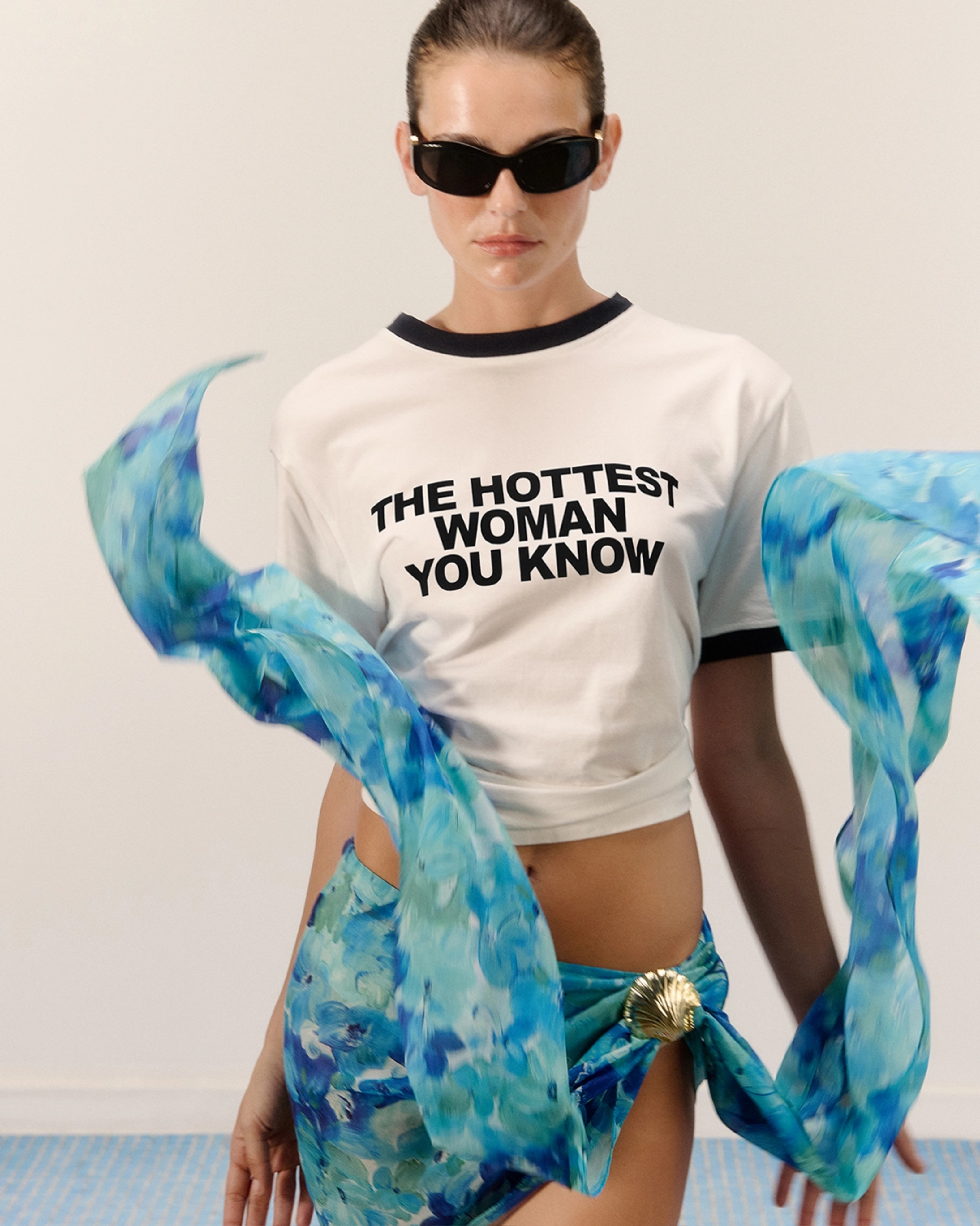 Picture of WHITE RINGER TEE