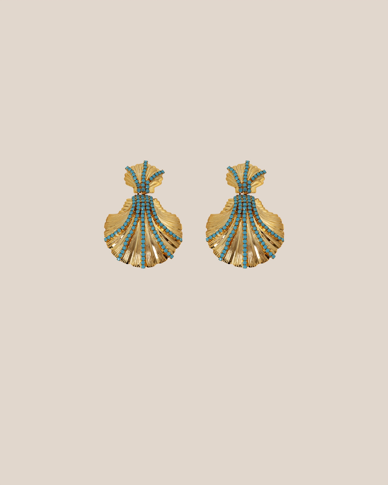 Picture of GOLDEN SHELL EARRINGS
