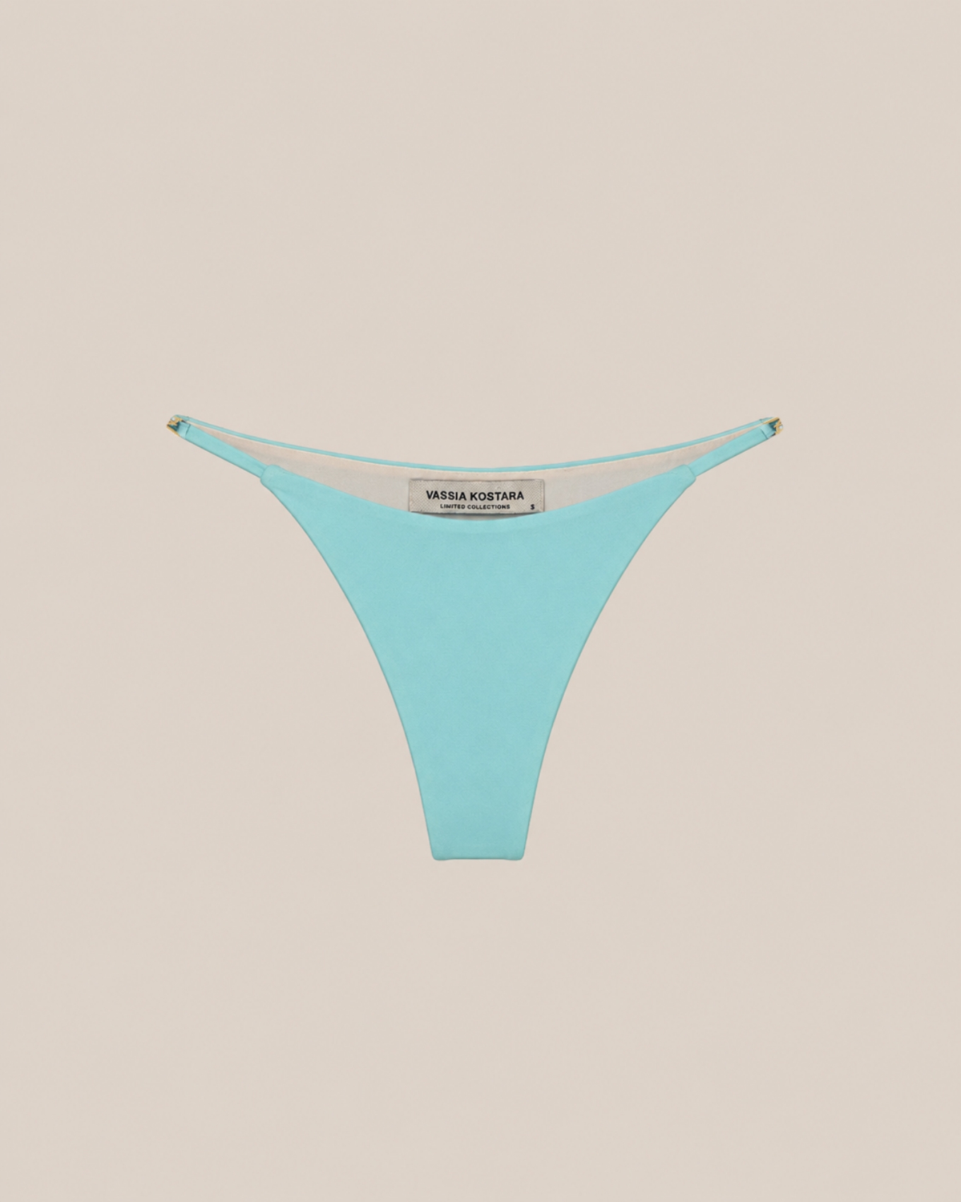 Picture of TURQUOISE THIN STRAP BIKINI BOTTOMS
