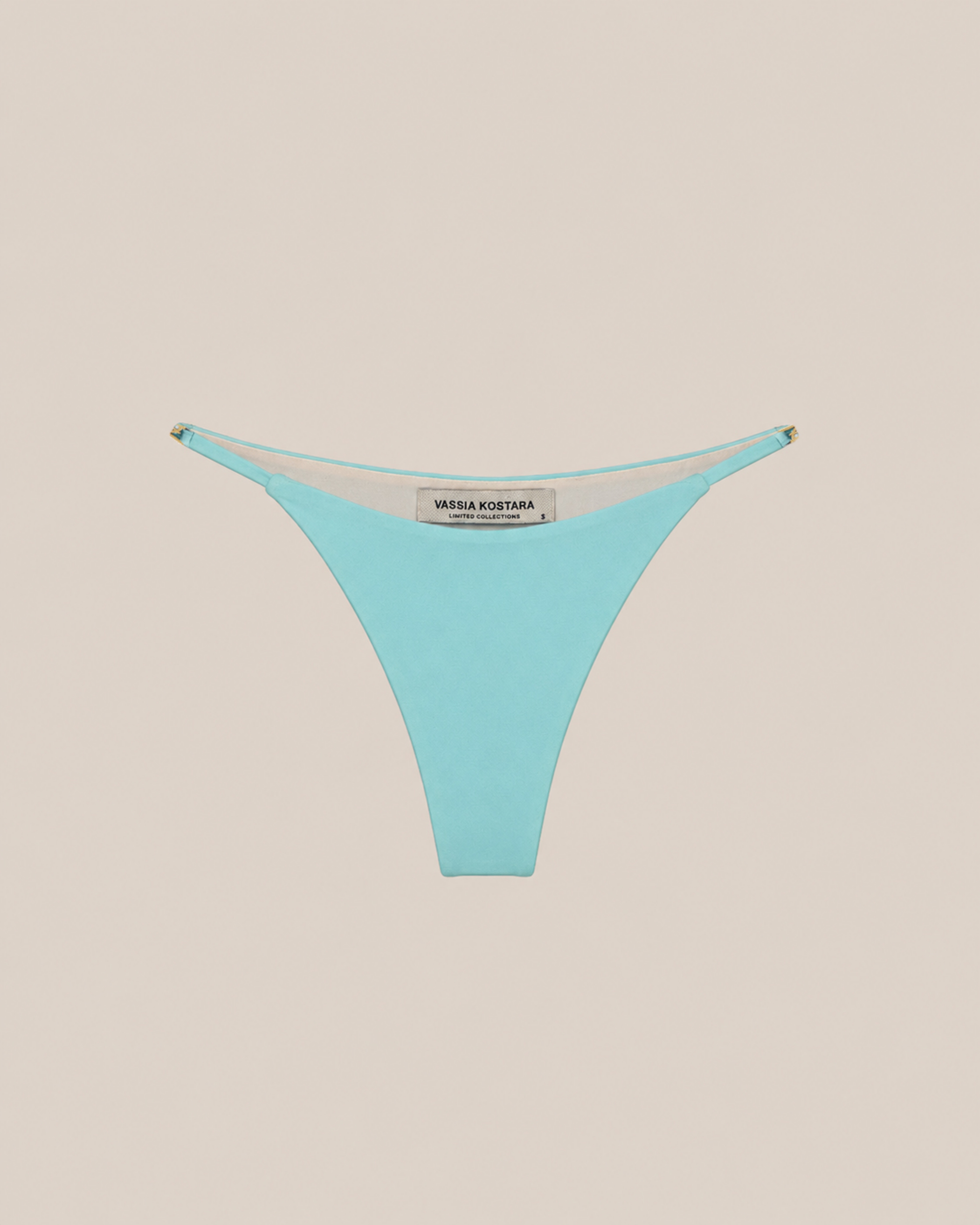 Picture of TURQUOISE THIN STRAP BIKINI BOTTOMS