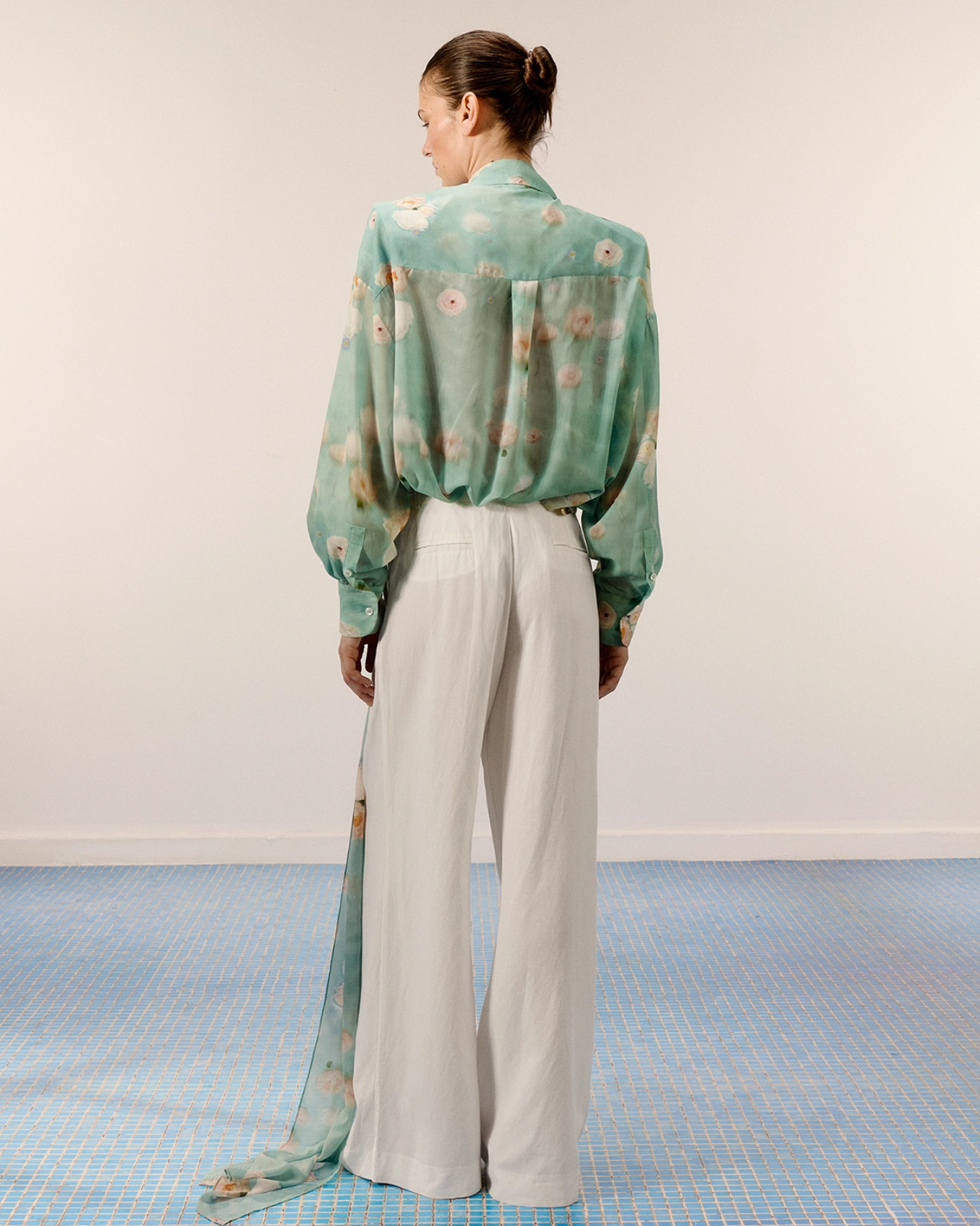 Picture of WHITE SUMMER PANTS