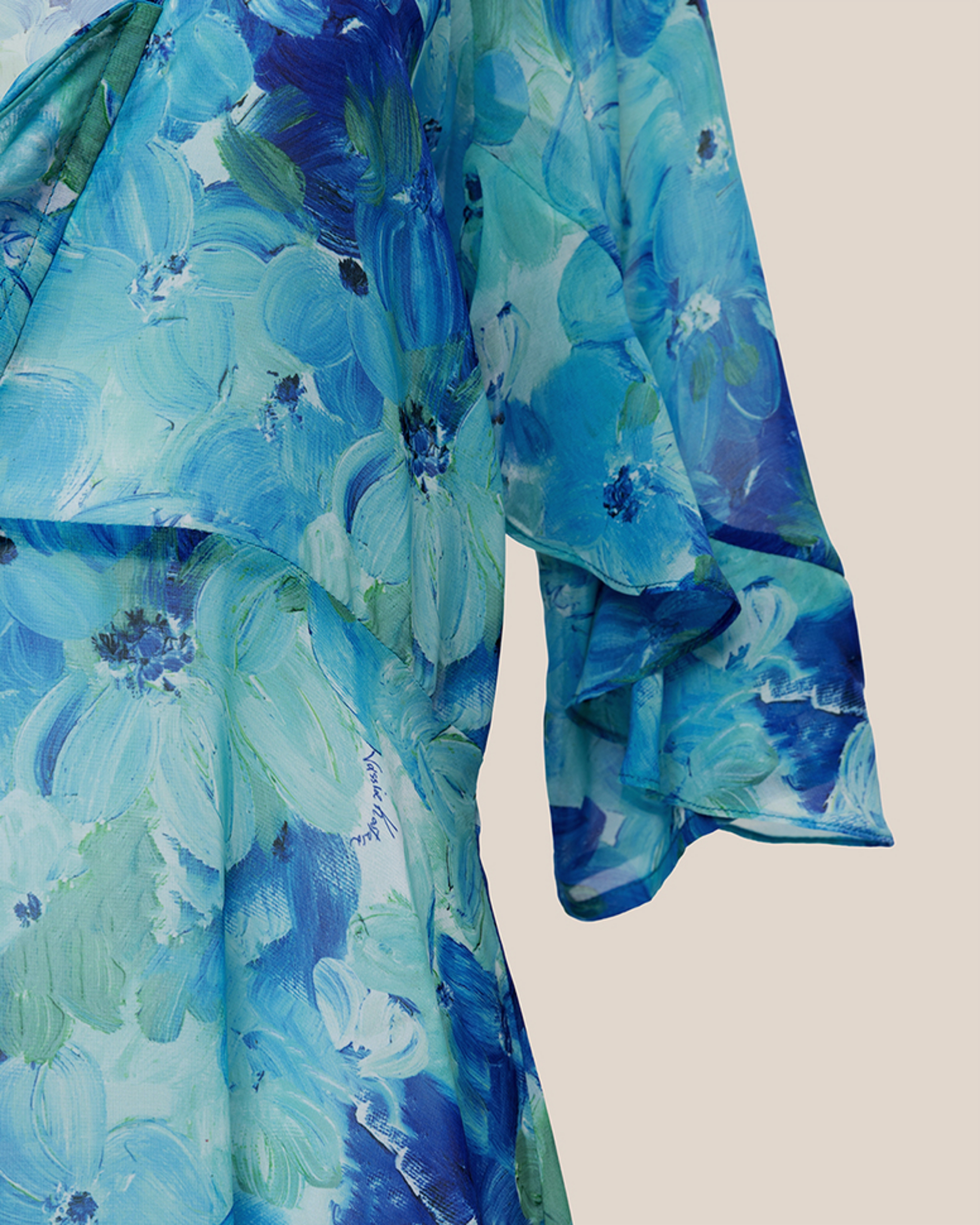 Picture of BLUE FLORAL “JUNE” DRESS