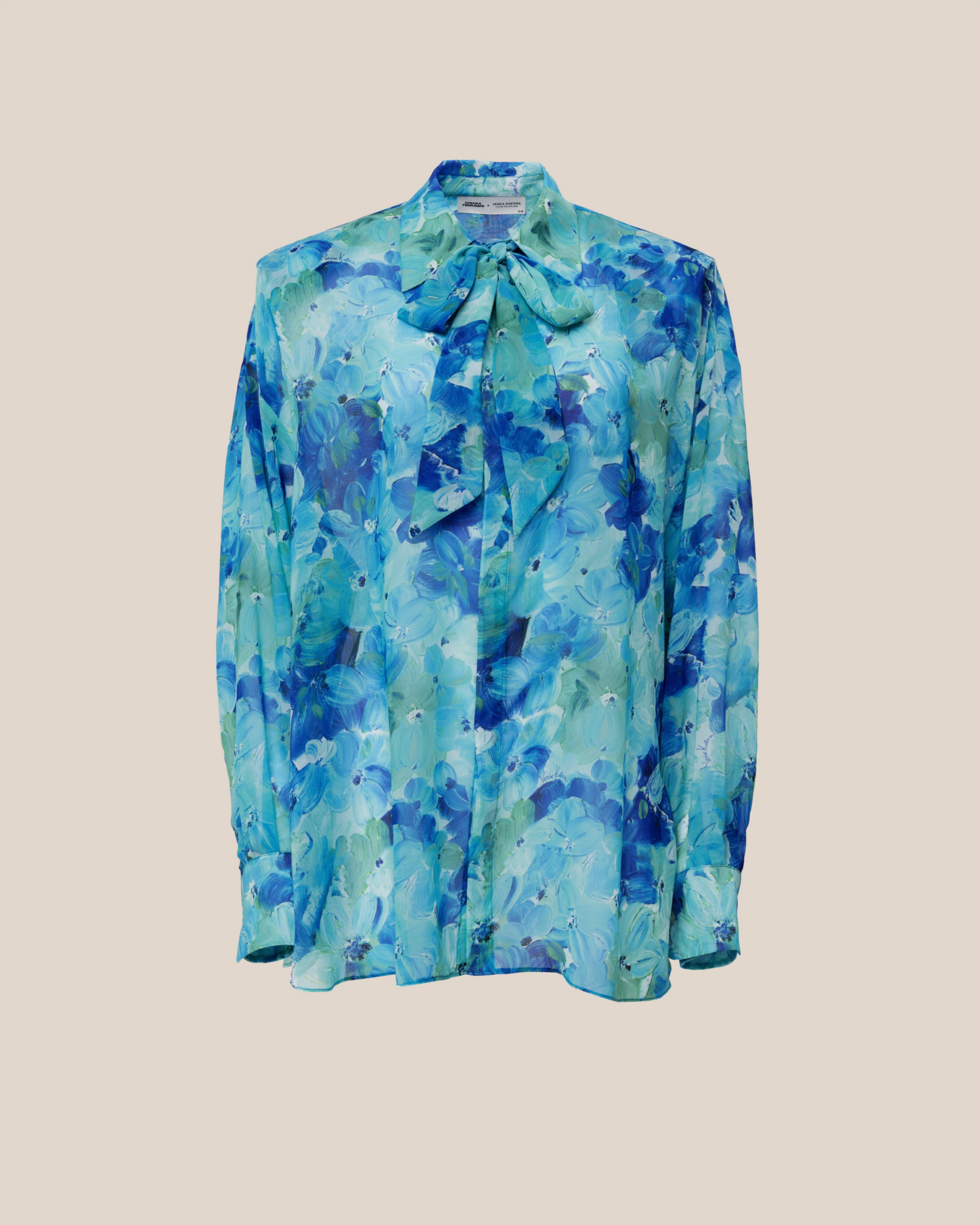 Picture of BLUE FLORAL OS SHIRT