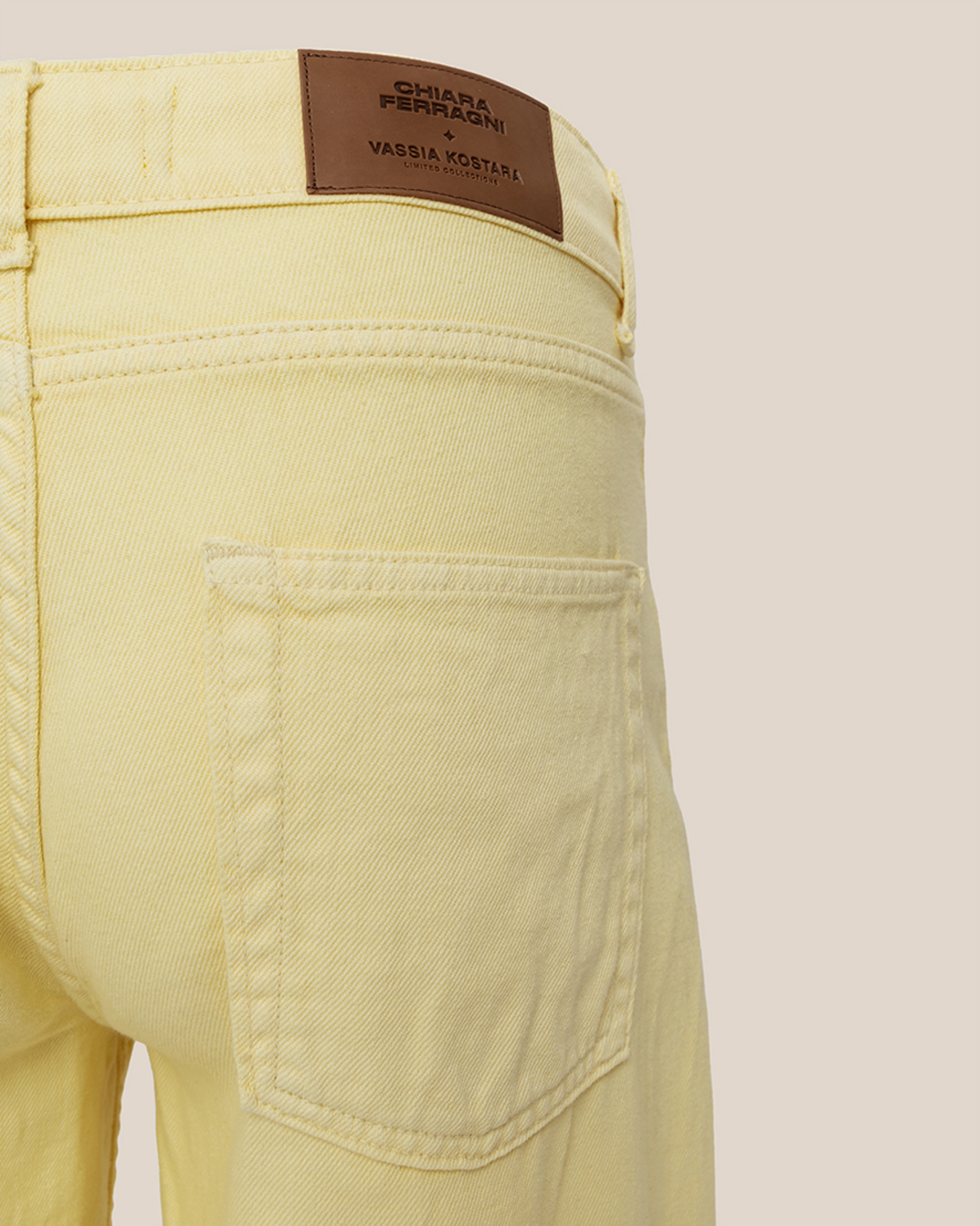 Picture of LEMON YELLOW MID-RISE JEANS