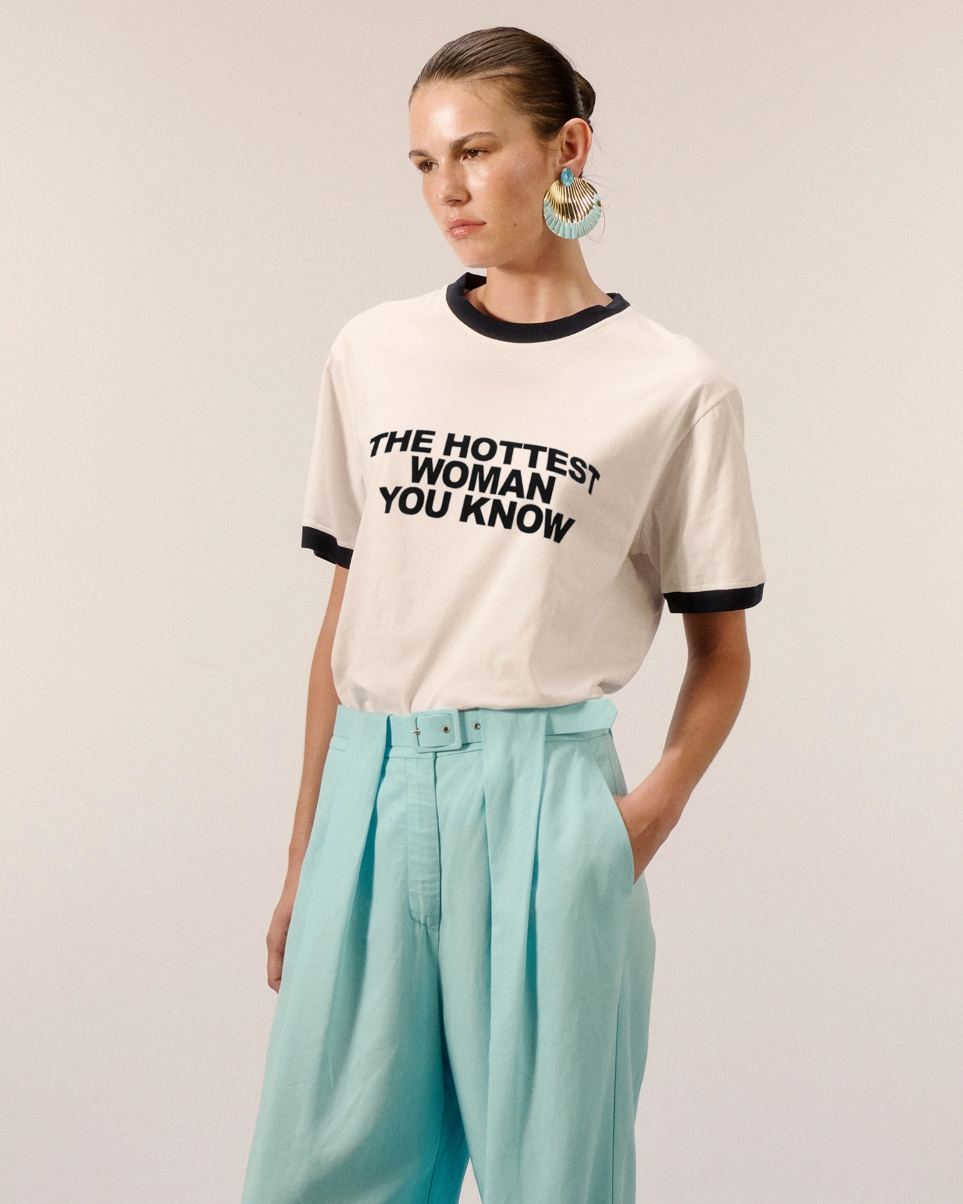 Picture of WHITE RINGER TEE