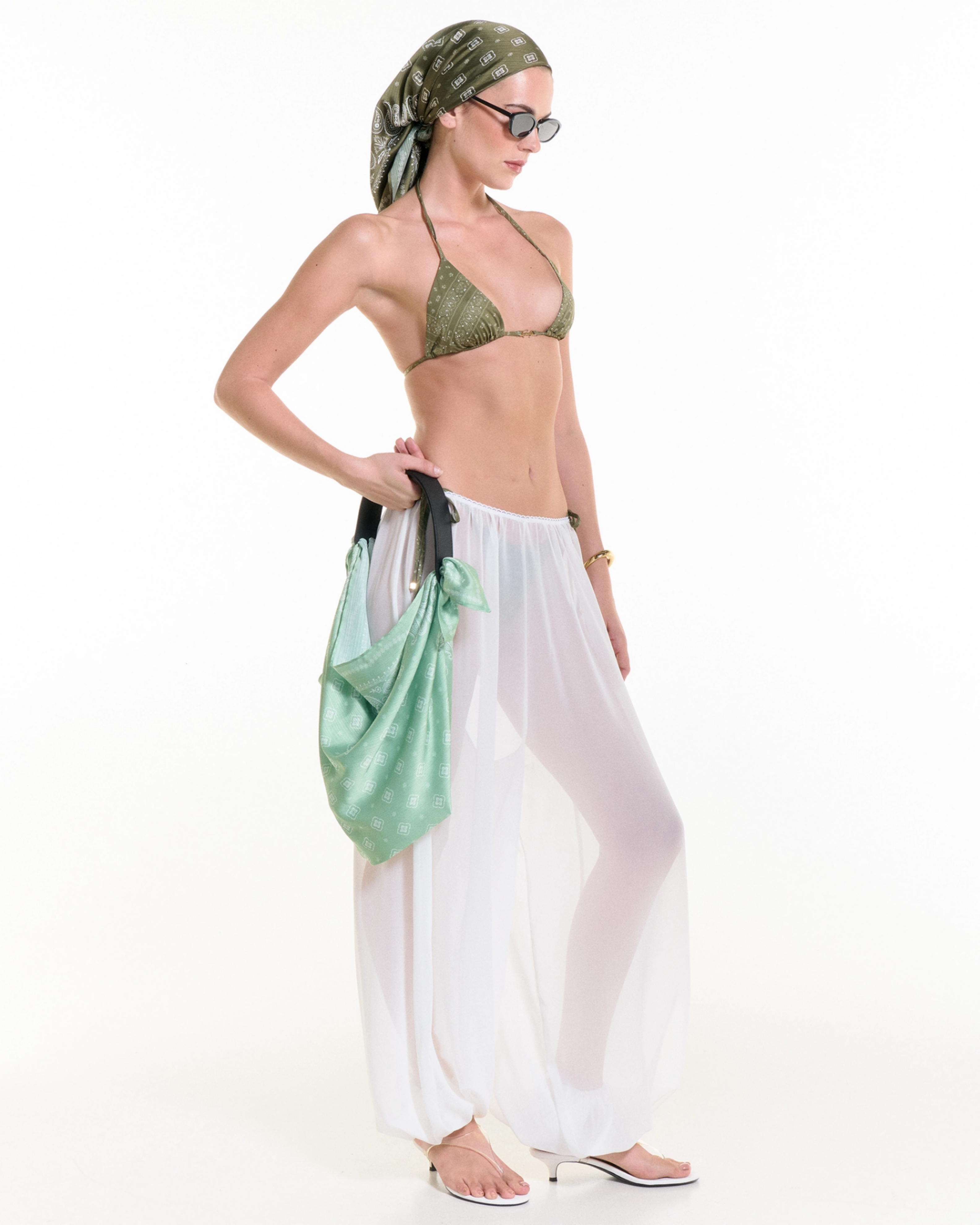 Picture of MINT BANDANA TOP/BAG