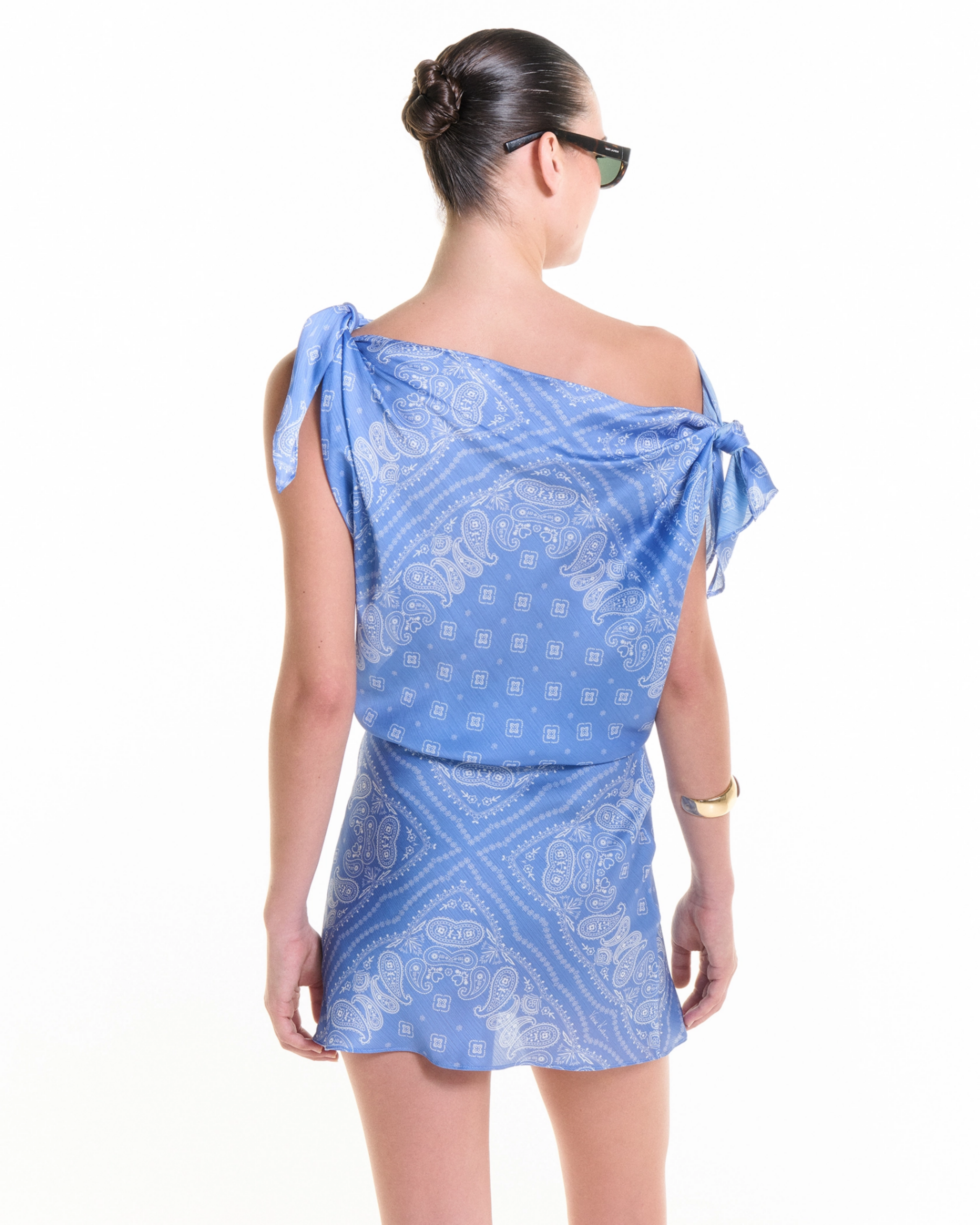 Picture of LIGHT BLUE MINI DRESS