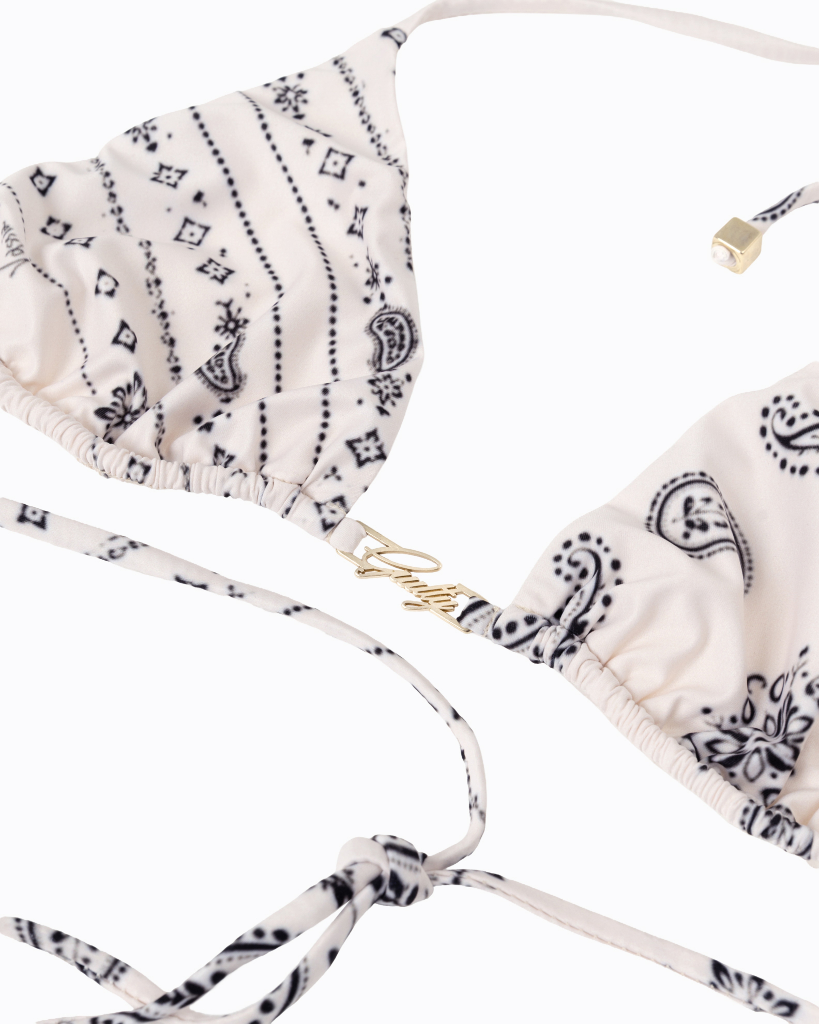 Picture of OFF-WHITE TRIANGLE BIKINI TOP