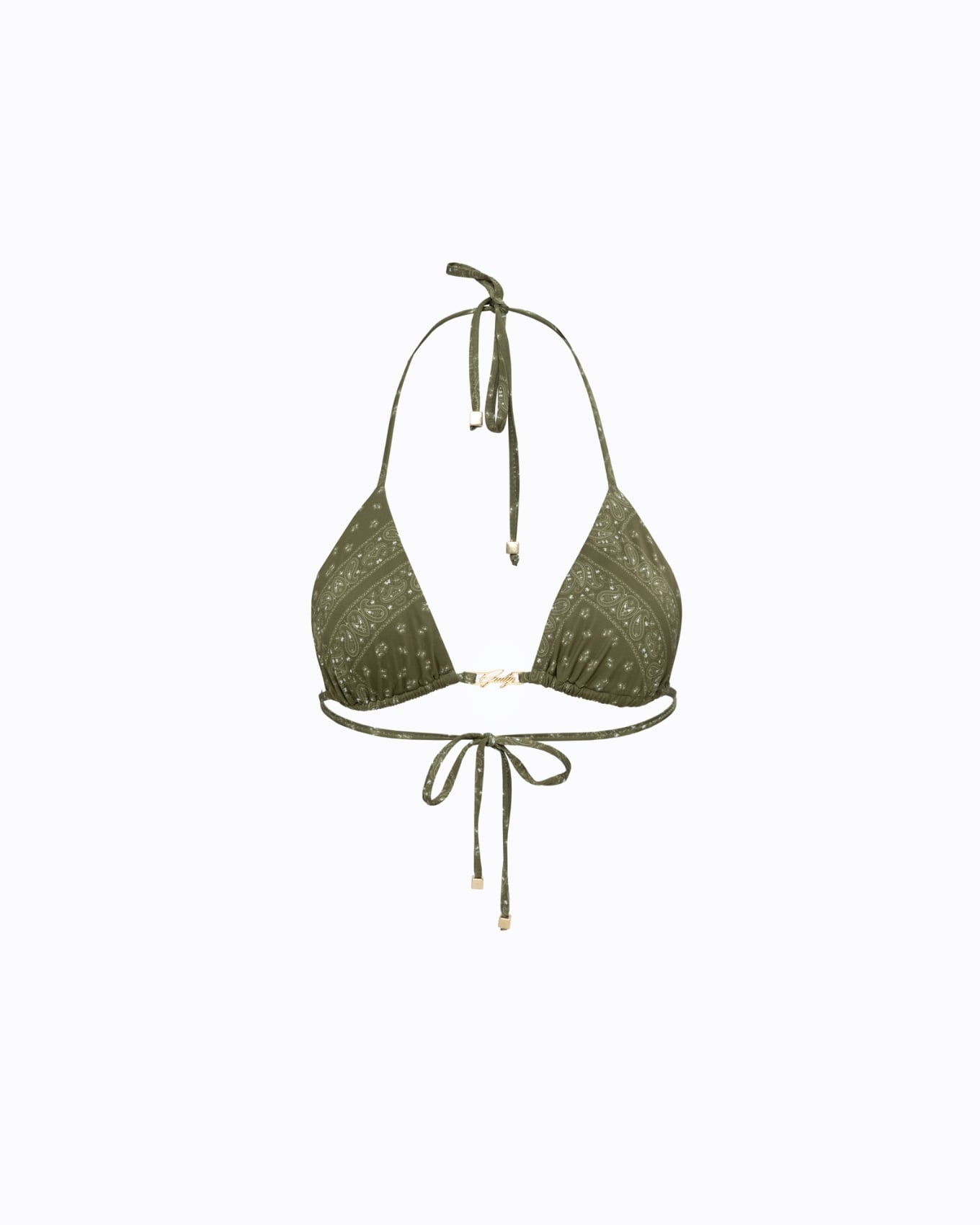 Picture of OLIVE TRIANGLE BIKINI TOP