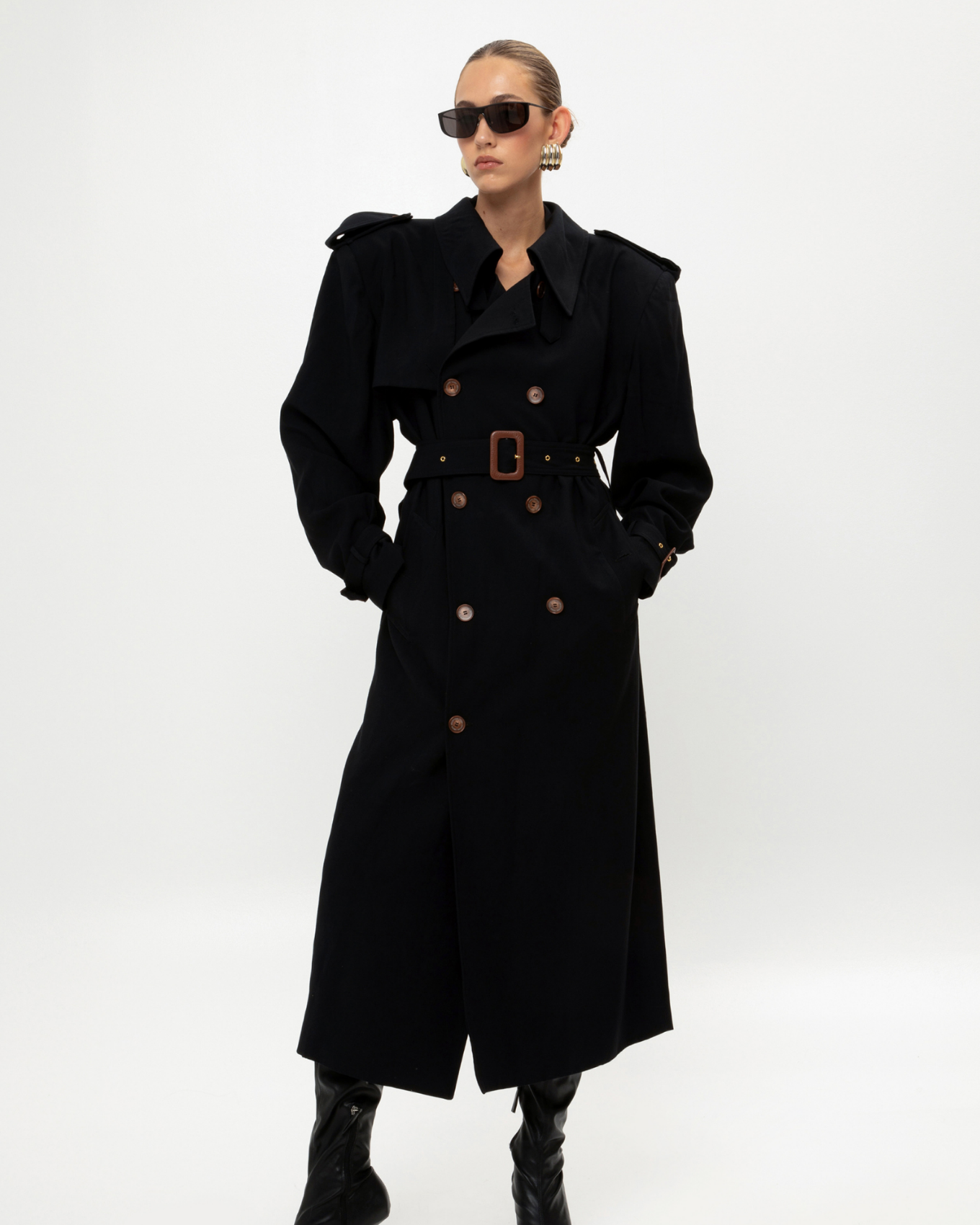 Picture of BLACK TRENCH COAT