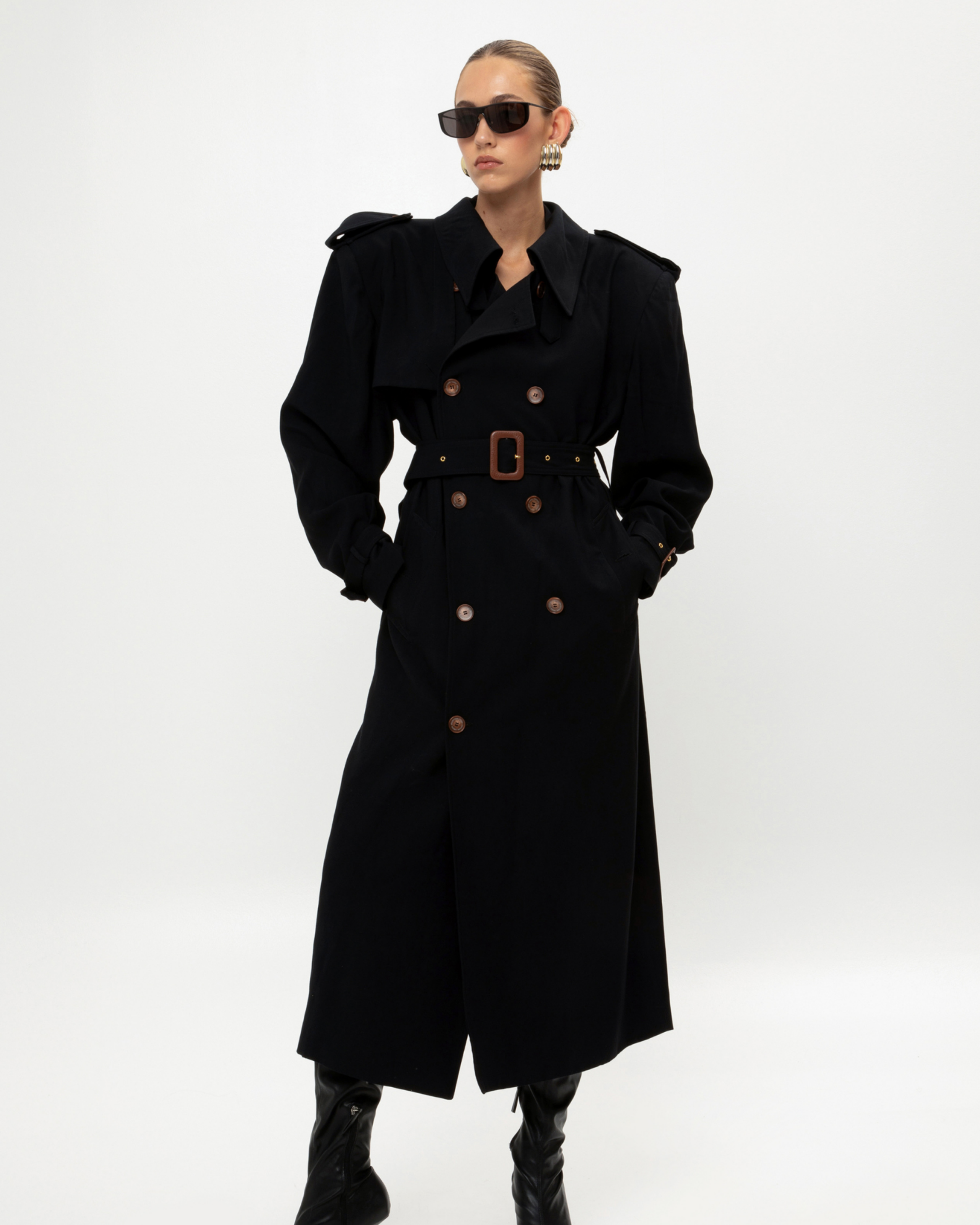 Picture of BLACK TRENCH COAT