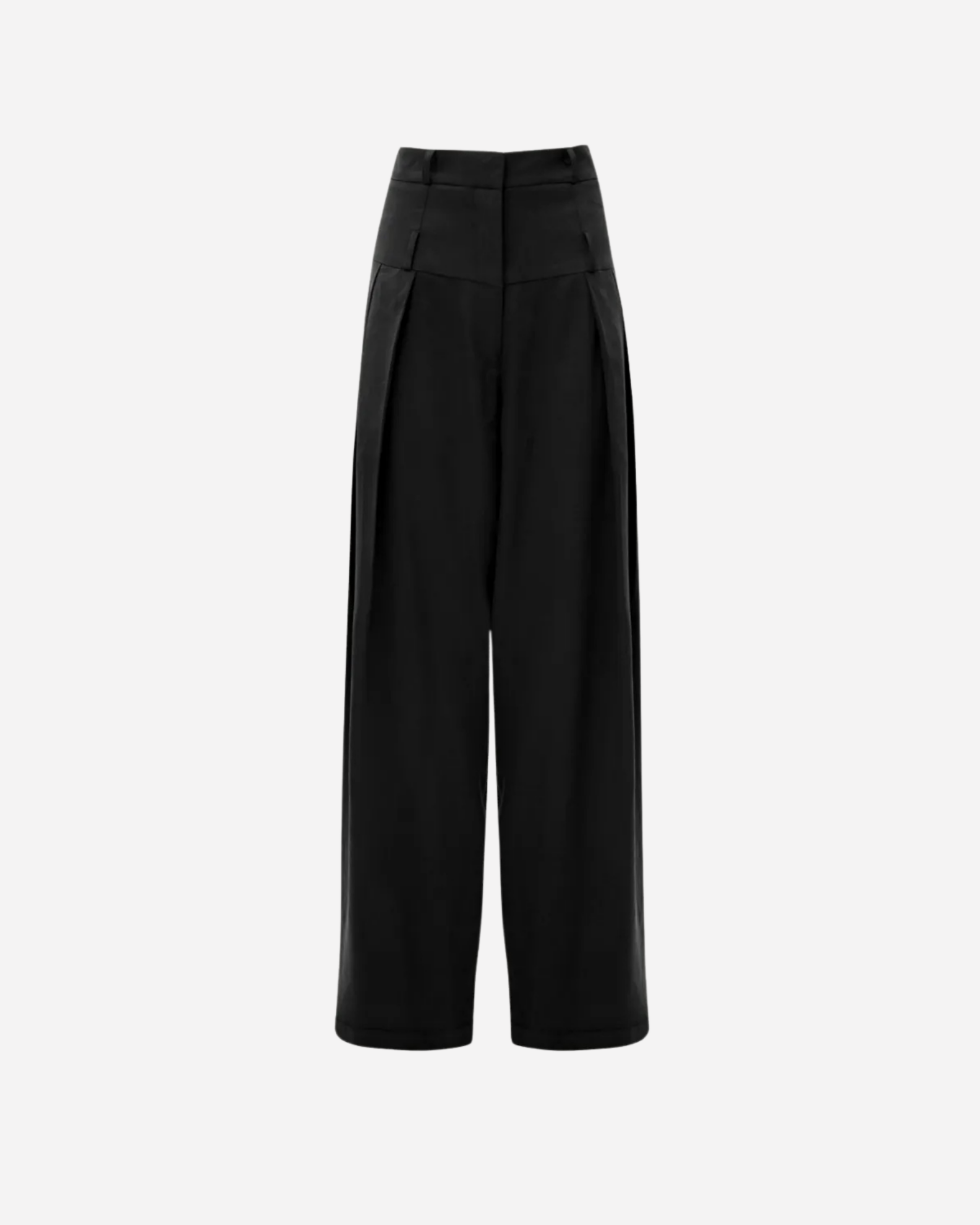 Picture of Black Double-Belted Pants