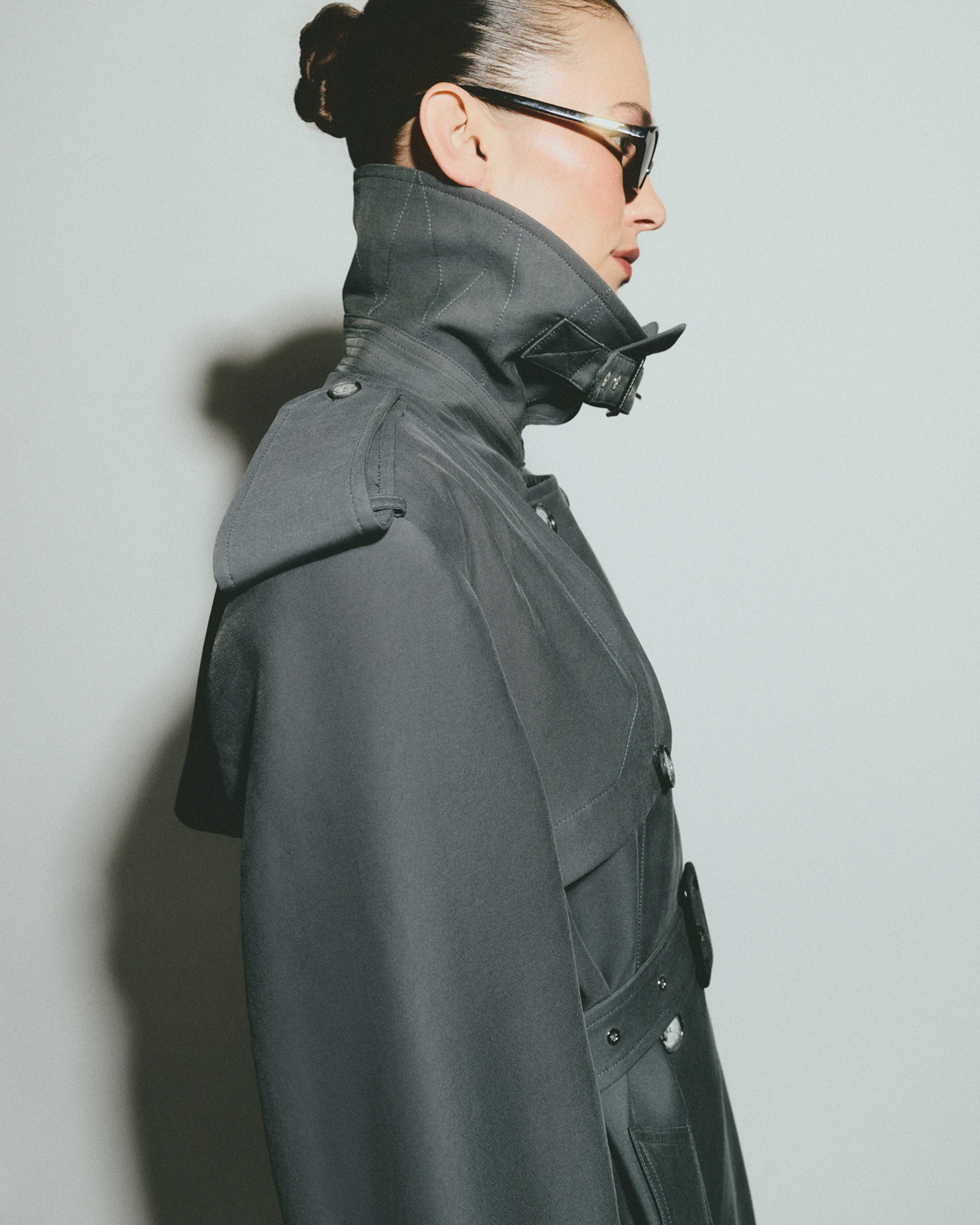 Picture of CHARCOAL TRENCH COAT