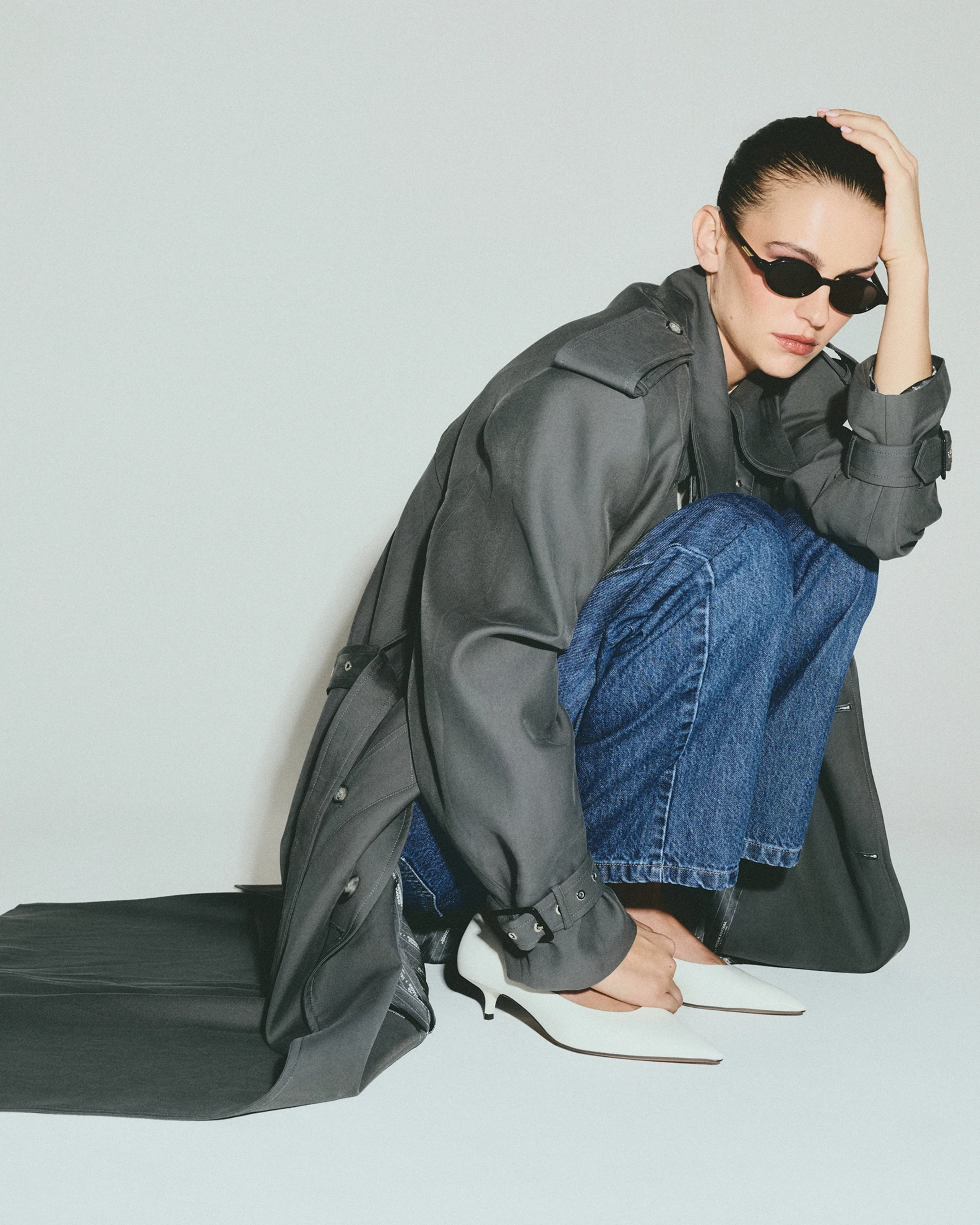 Picture of CHARCOAL TRENCH COAT