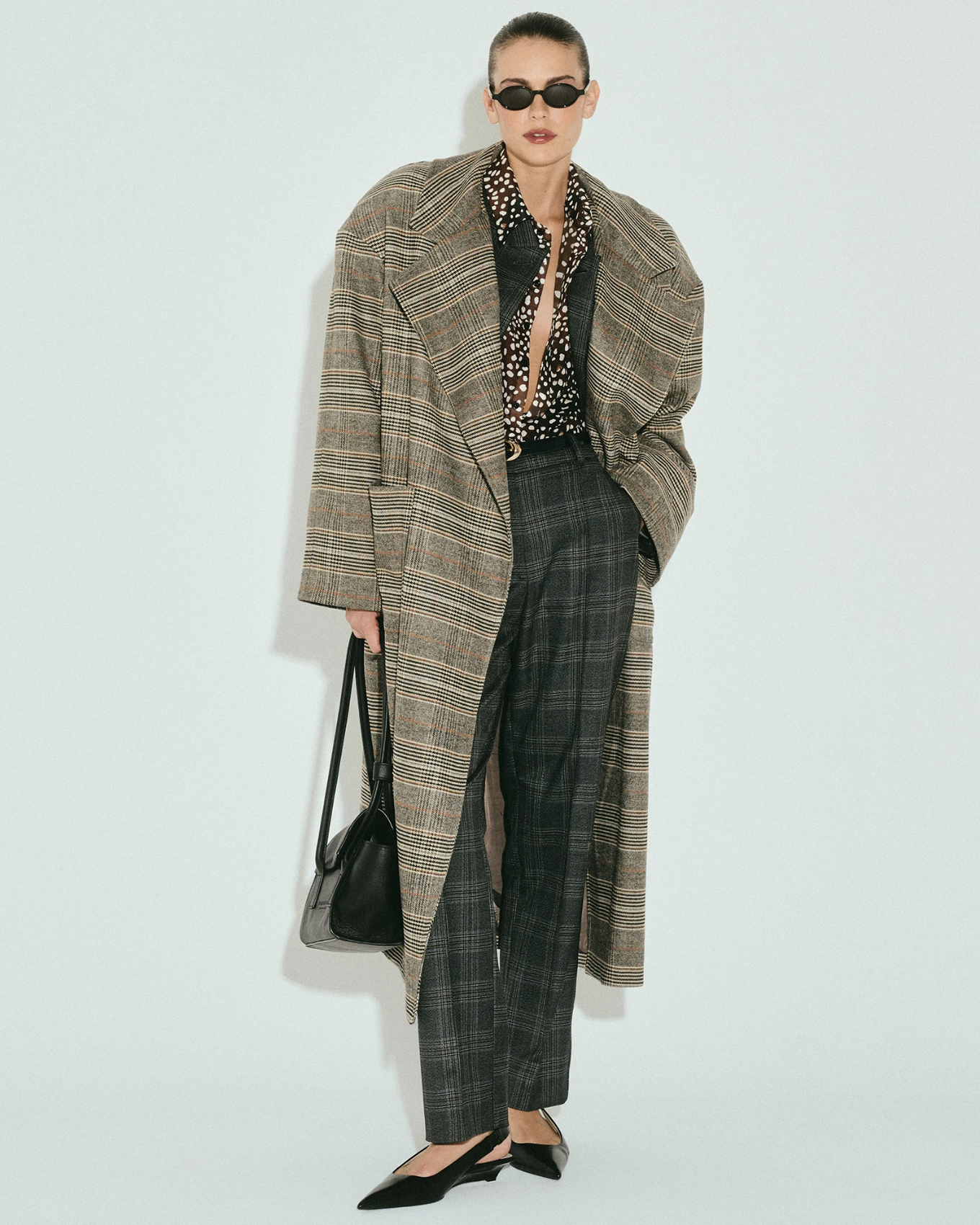 Picture of HERITAGE CHECK BELTED COAT