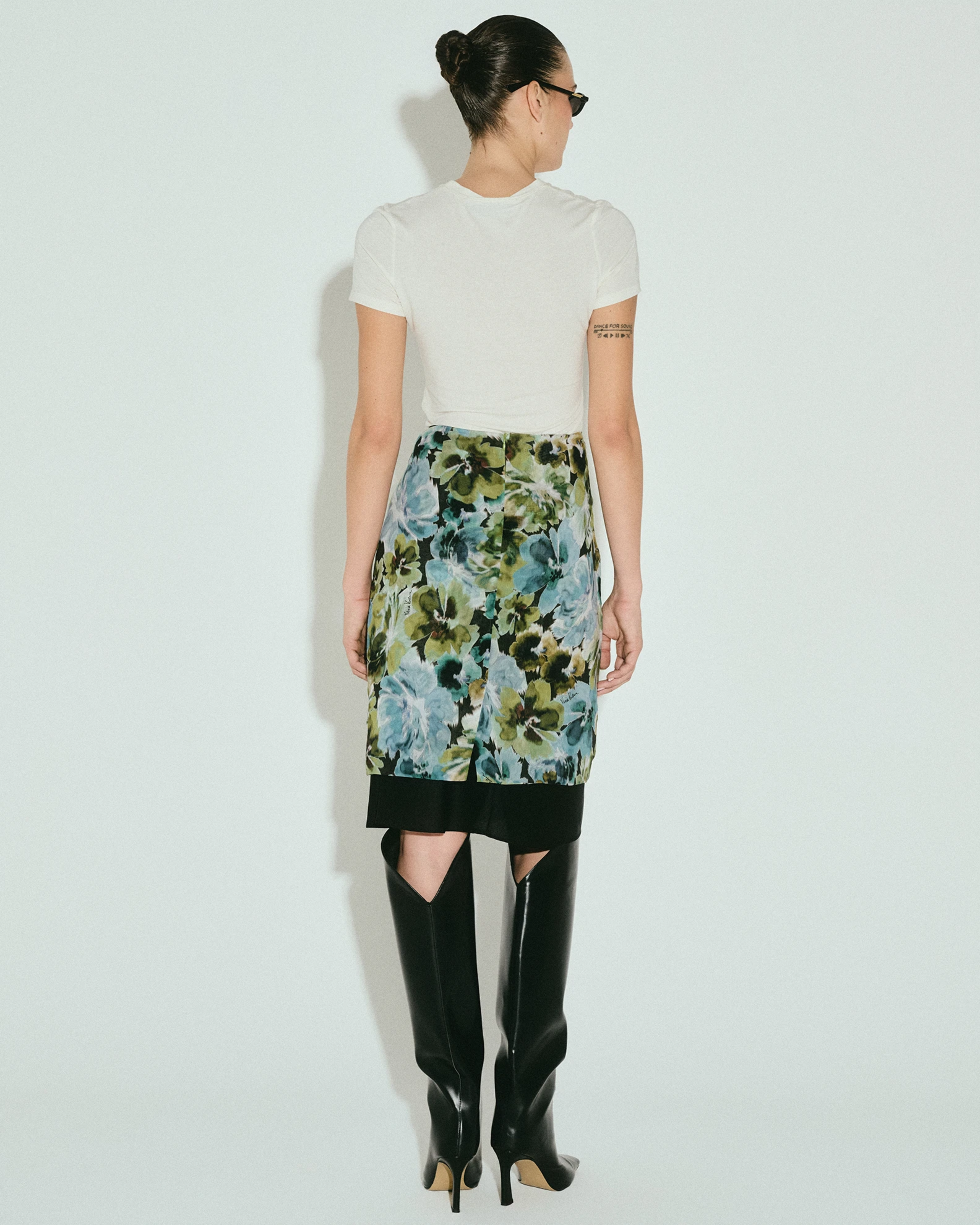 Picture of LAYERED FLORAL SKIRT SET