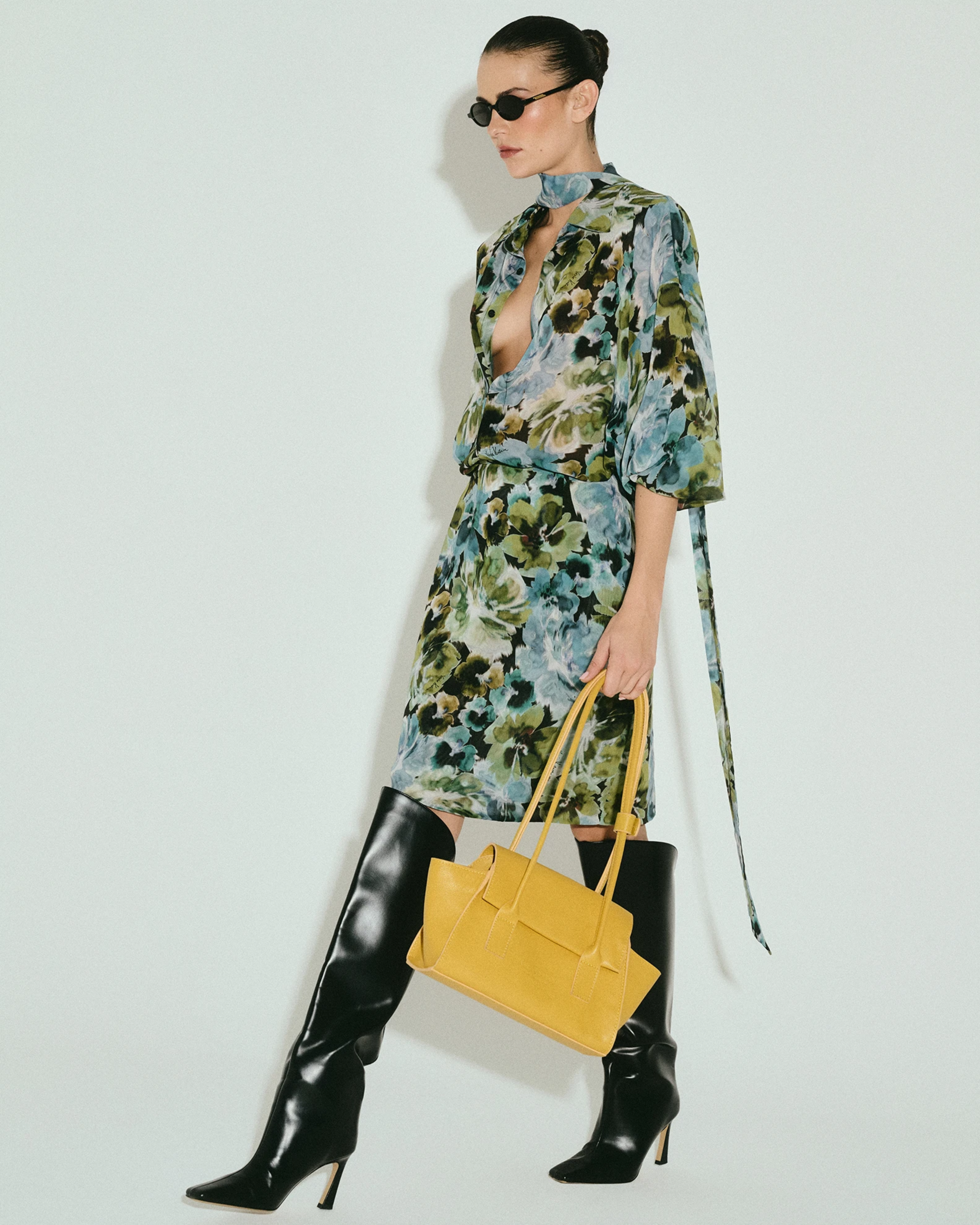 Picture of LAYERED FLORAL SKIRT SET