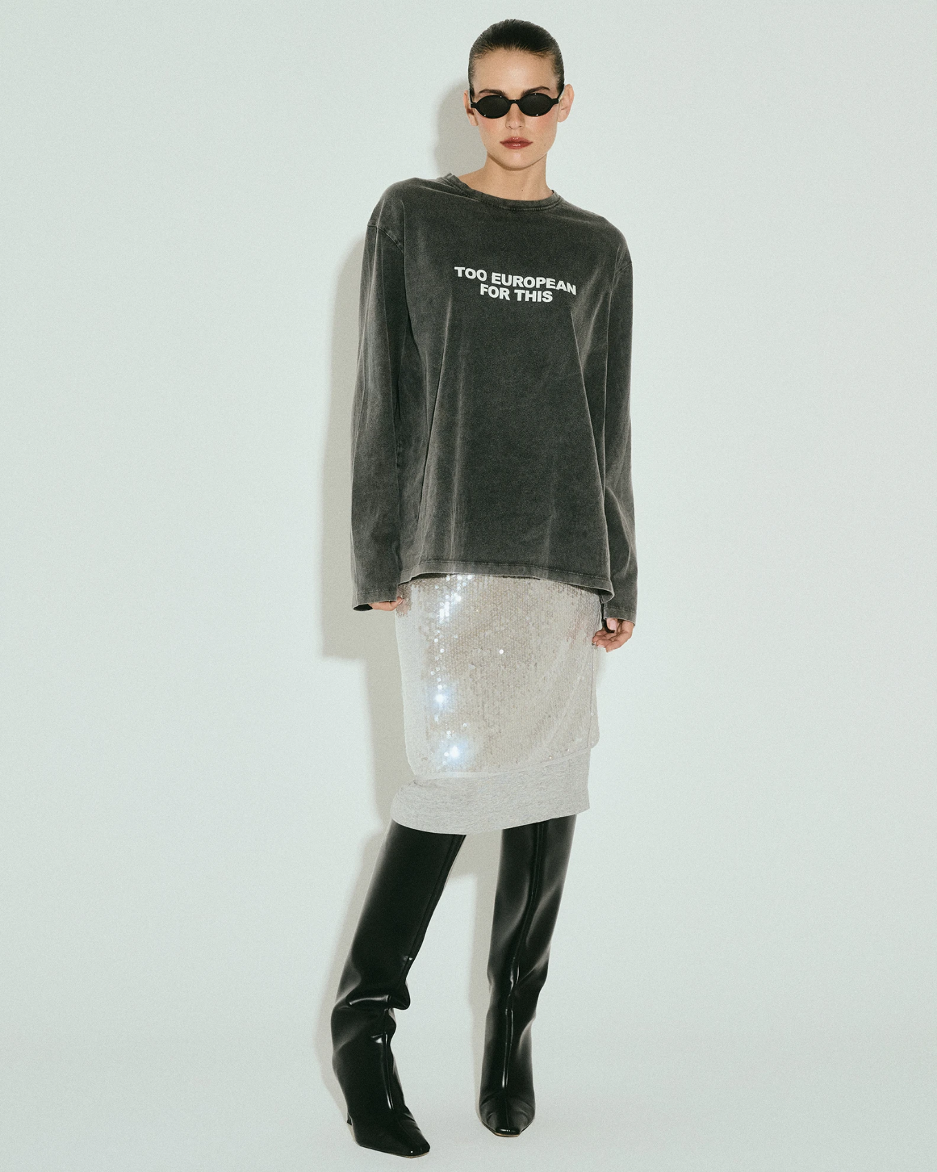 Picture of STONEWASHED LONG-SLEEVE T-SHIRT