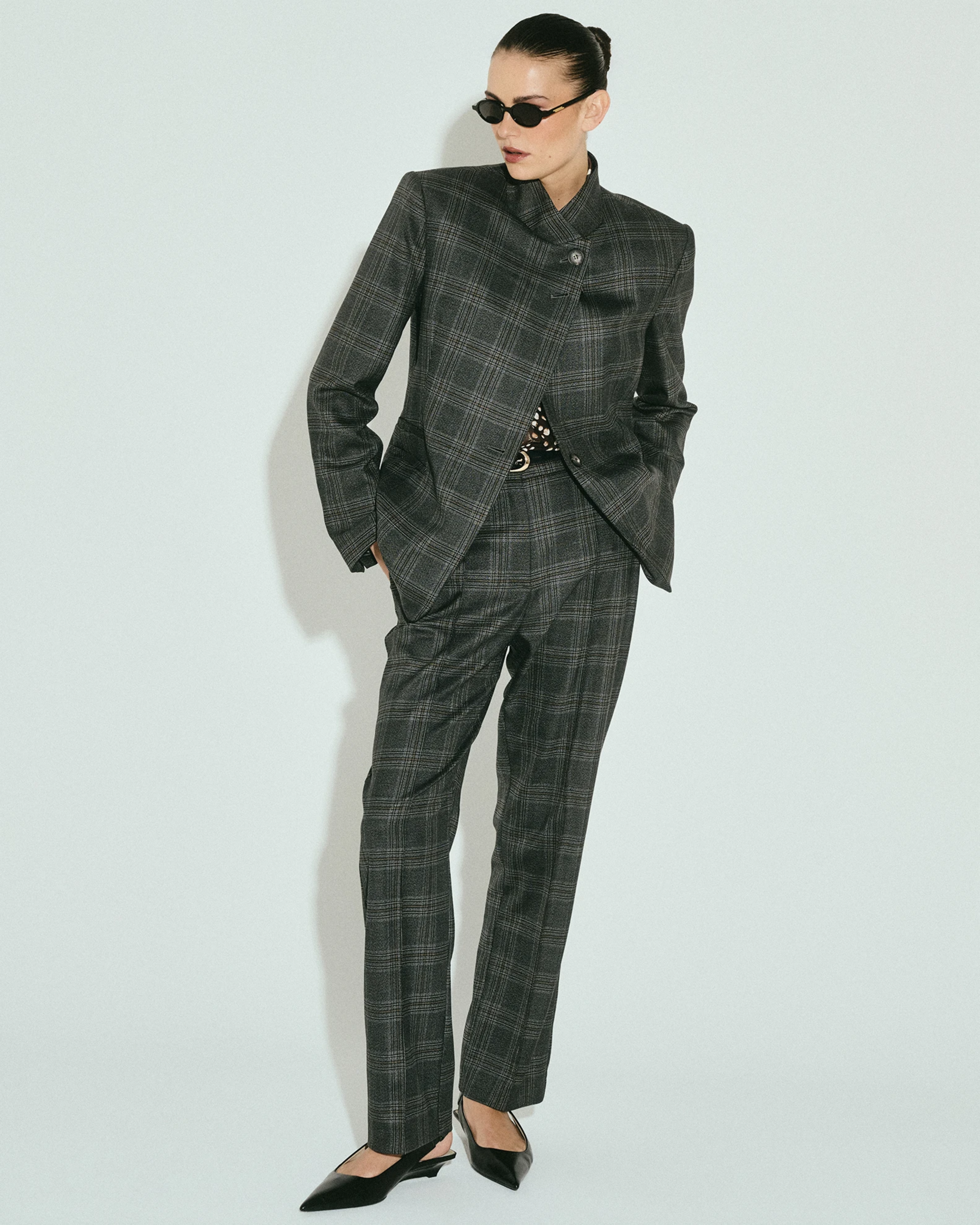 Picture of STRUCTURED CHECK BLAZER