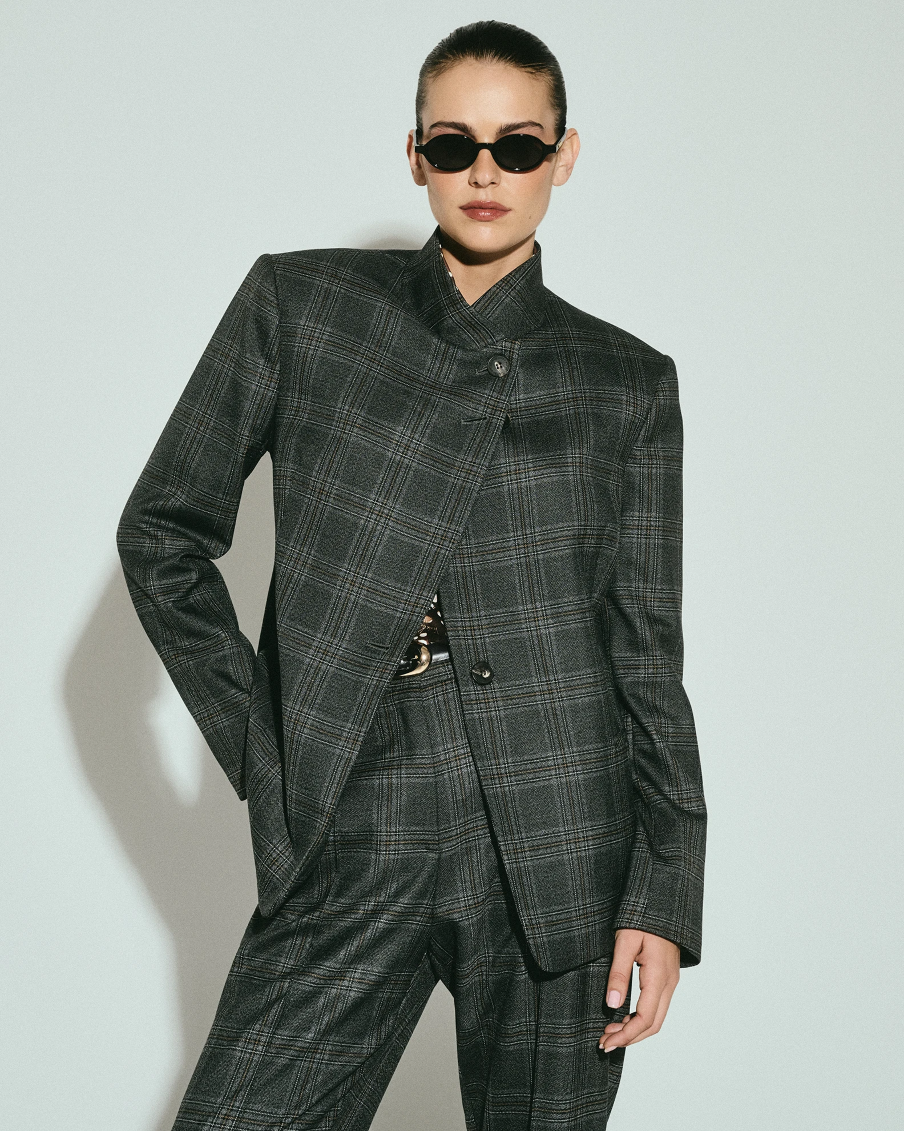 Picture of STRUCTURED CHECK BLAZER