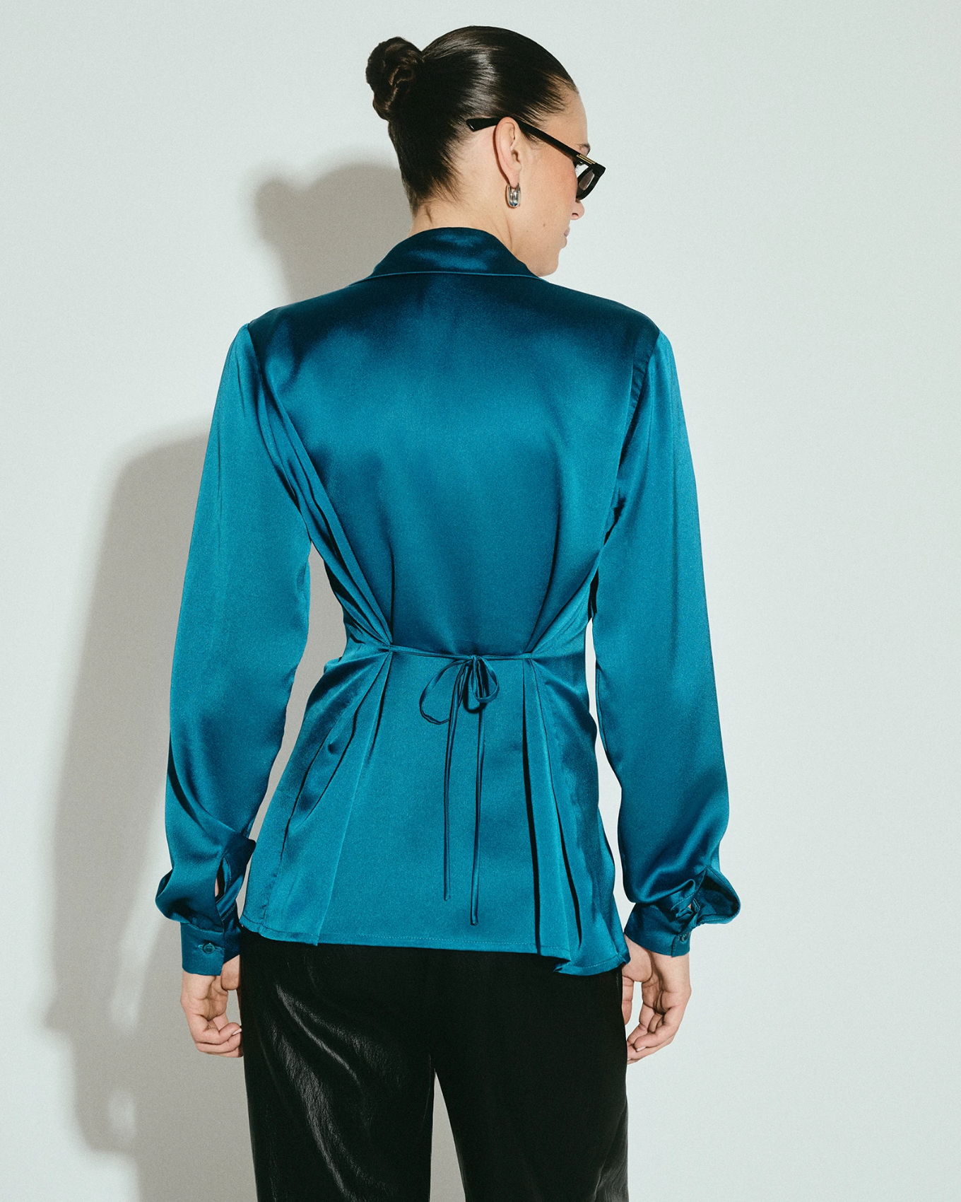 Picture of TEAL BLUE SLIM-FIT SHIRT